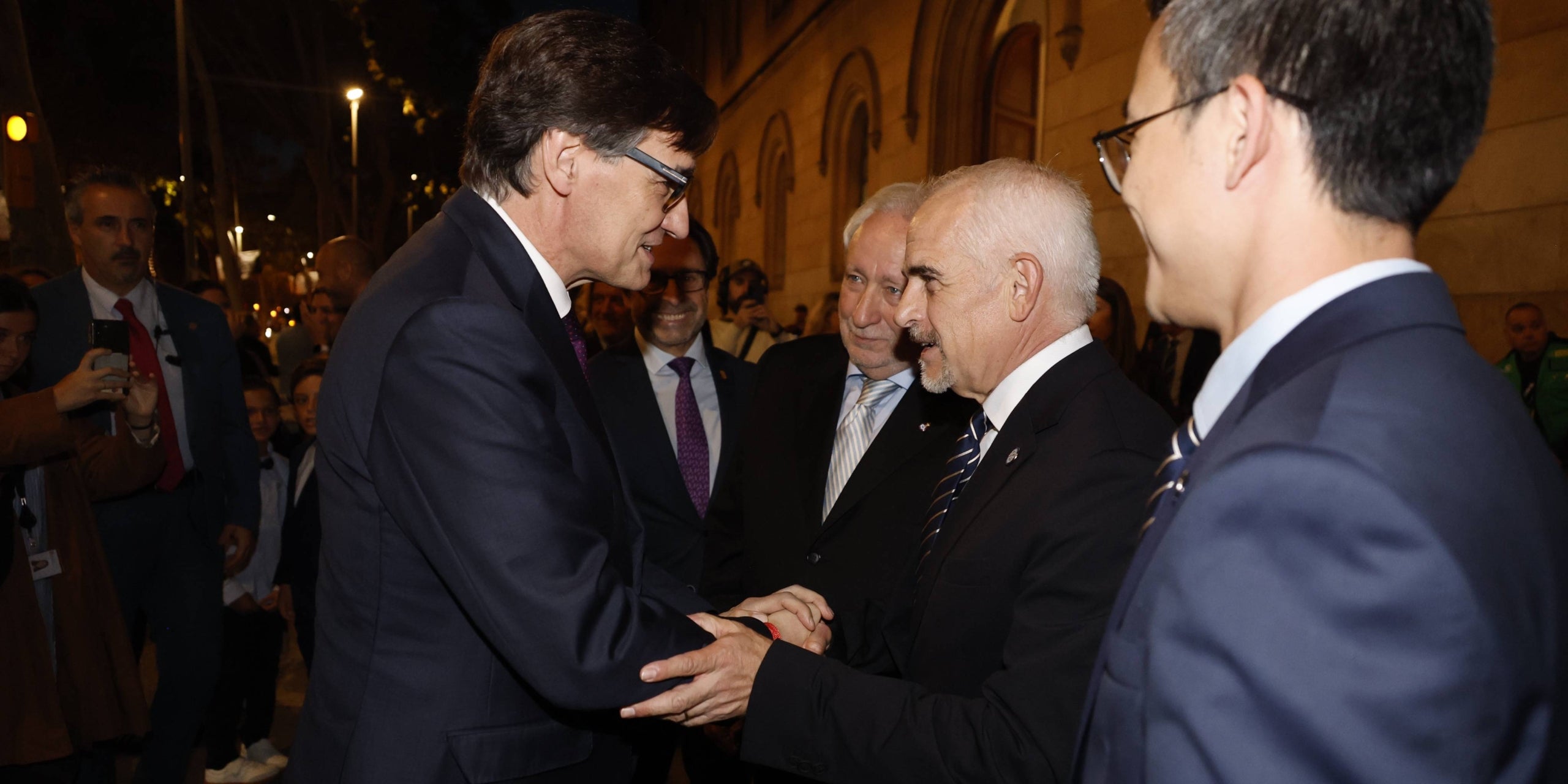 Salvador Illa, president de la Generalitat, amb Alan Pace, nou propietari i president de l'Espanyol | RCD Espanyol