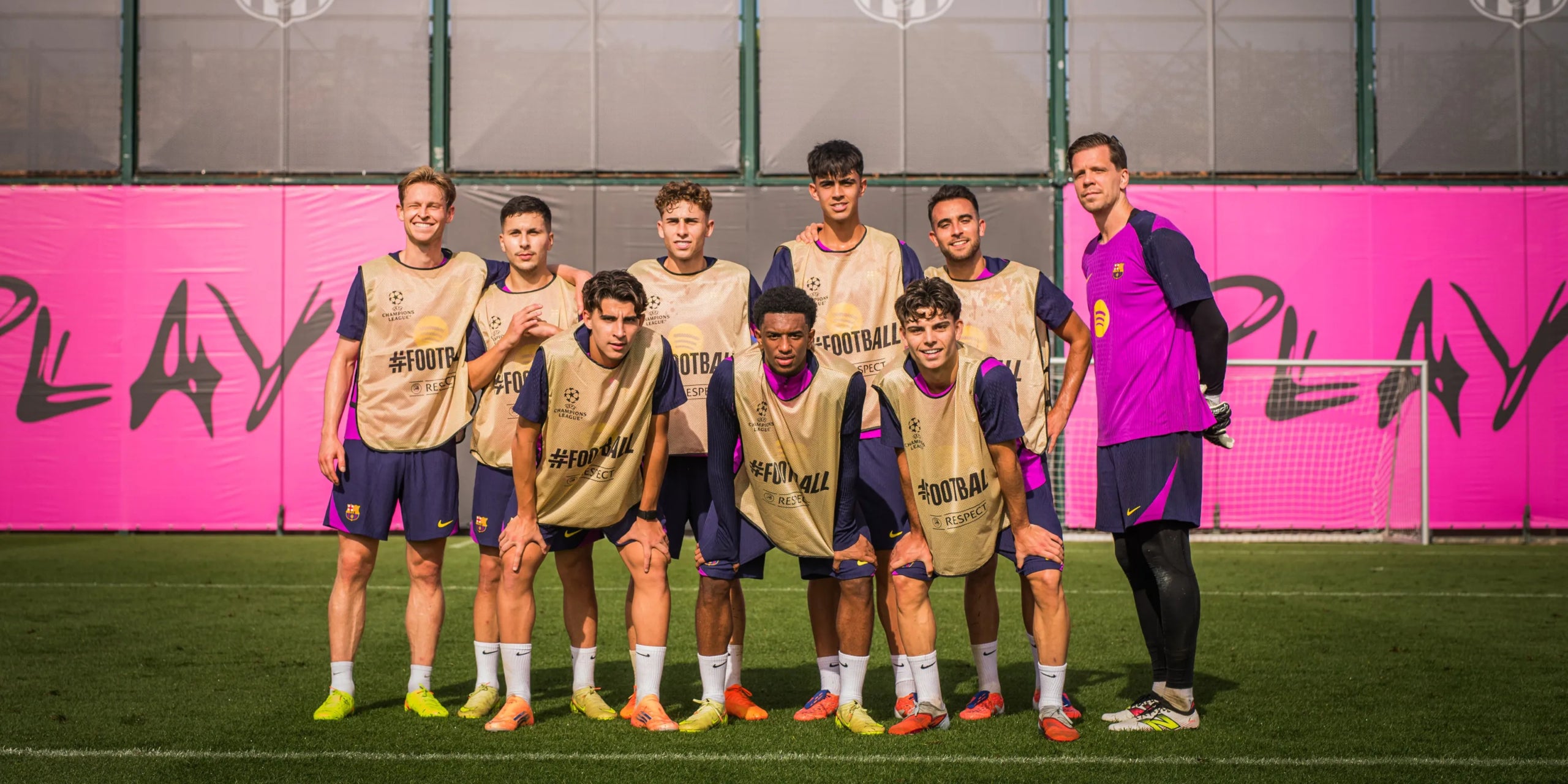 Els jugadors del Barça, en l'últim entrenament abans de rebre l'Olympiacos | FC Barcelona