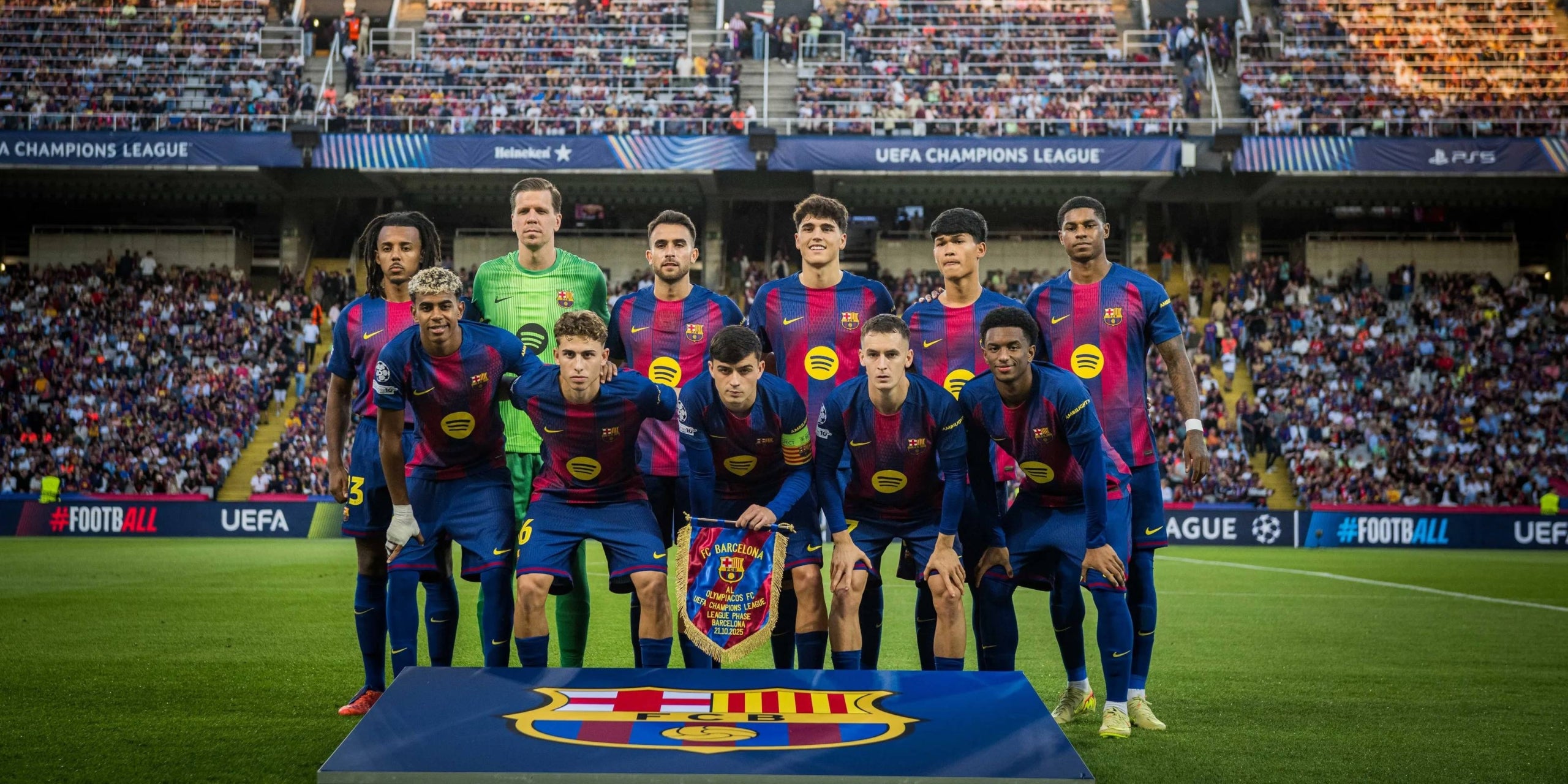 L'alineació titular del Barça contra l'Olympiacos | FC Barcelona