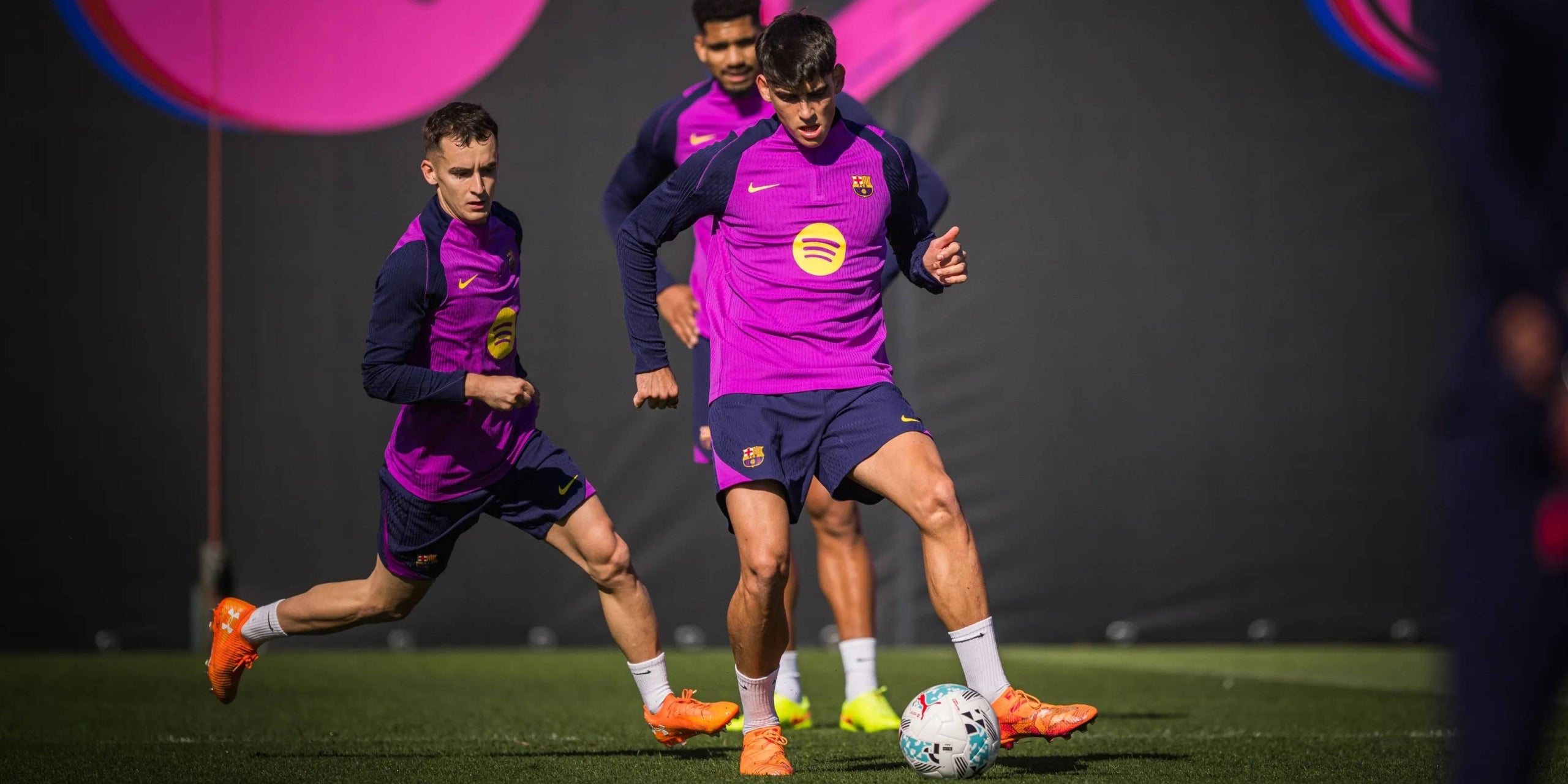 Els jugadors del Barça, durant un entrenament | FC Barcelona