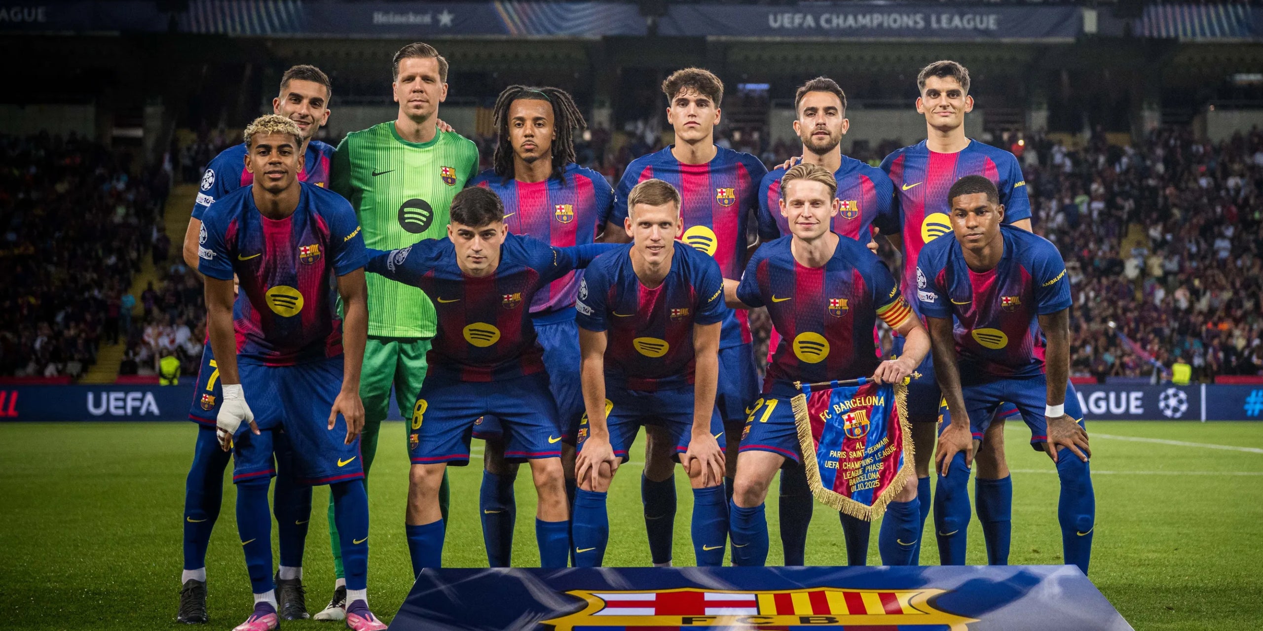 L'onze titular del Barça en el partit contra el PSG | FC Barcelona