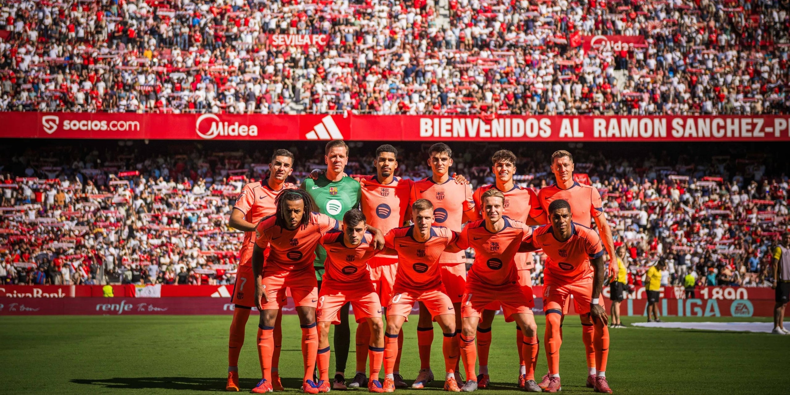 El once titular del Barça en el partido contra el Sevilla | FC Barcelona