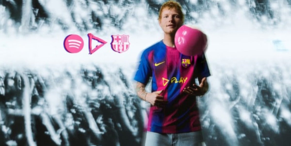 Ed Sheeran, amb la samarreta del Barça | FC Barcelona