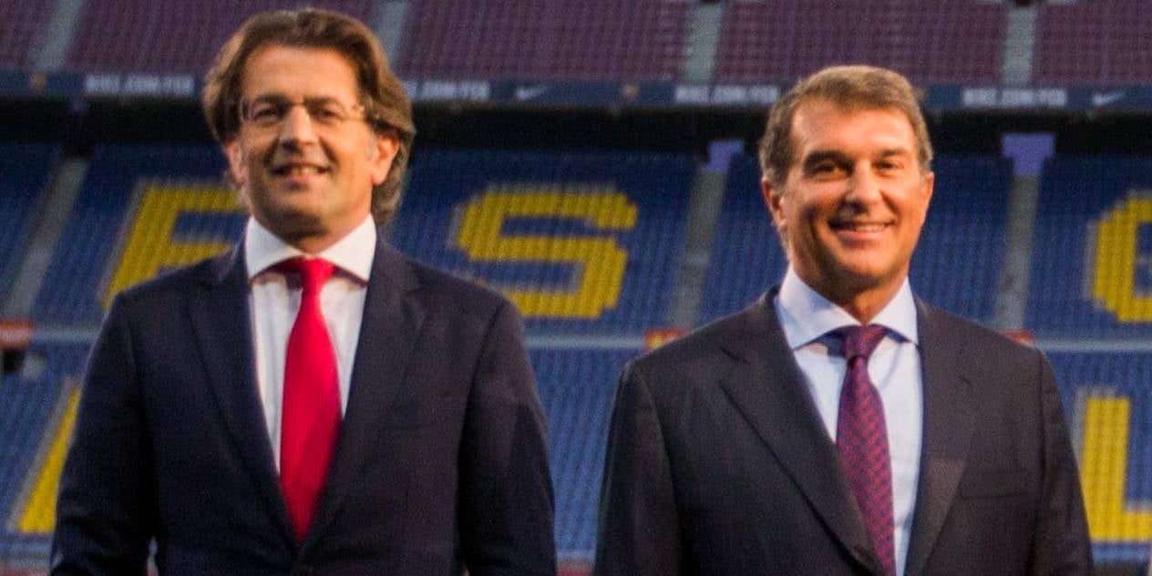 Toni Freixa i Joan Laporta, en una imatge d'arxiu | FC Barcelona