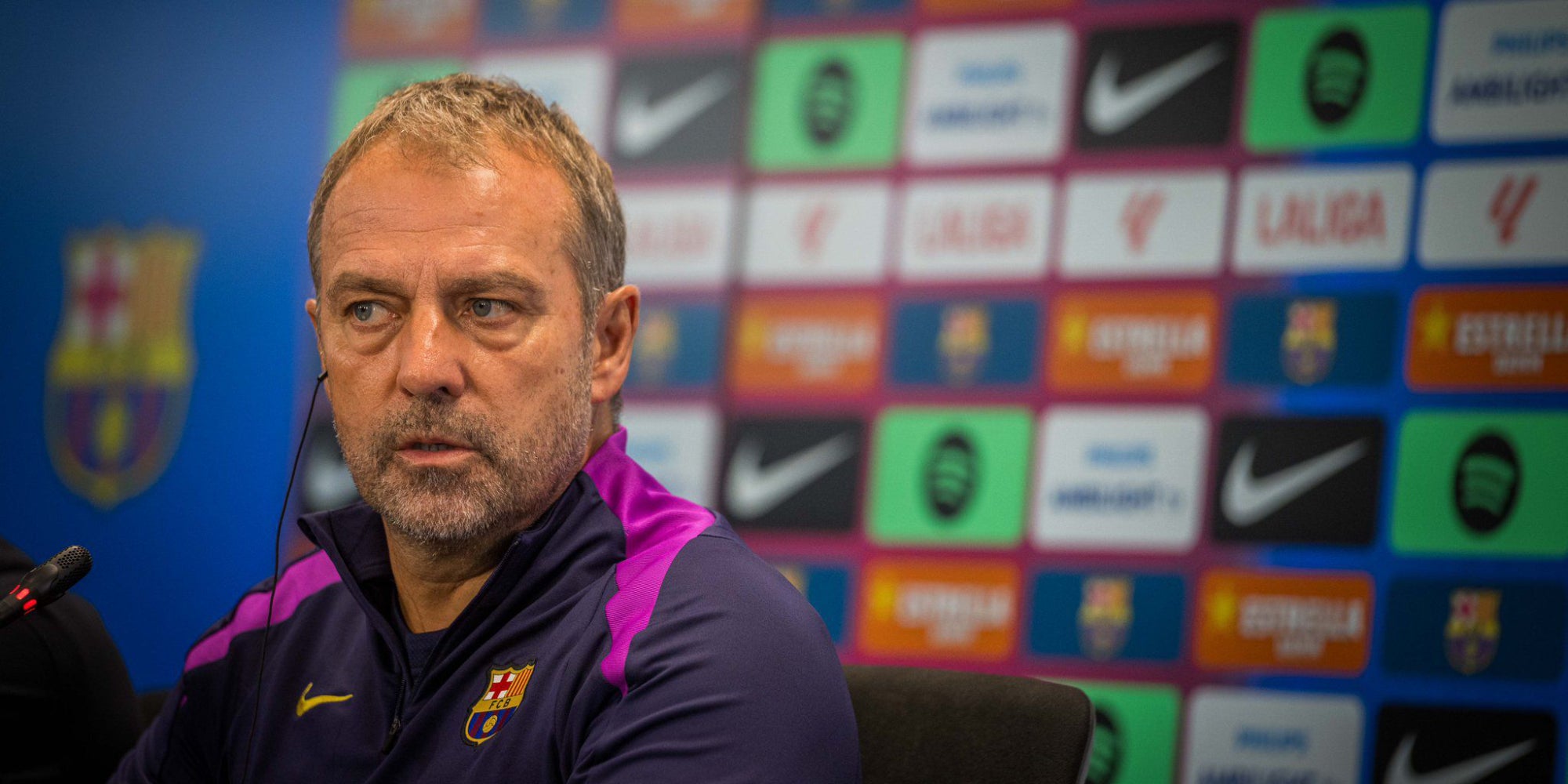 Hansi Flick, durante la rueda de prensa previa al Barça-Sevilla de Liga | FCBarcelona