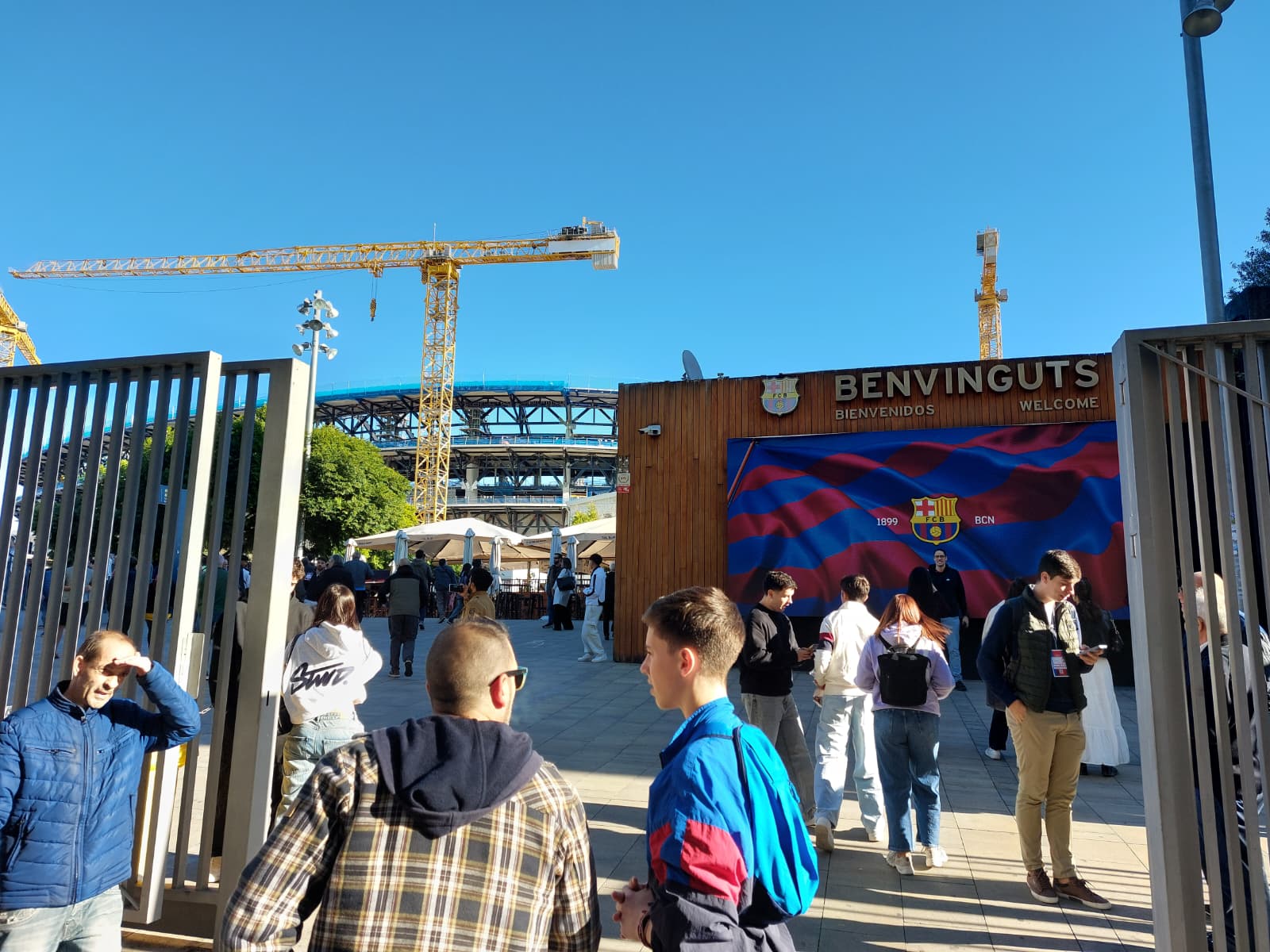 Un dels accessos a l'Spotify Camp Nou, en l'entrenament de portes obertes | FC Barcelona