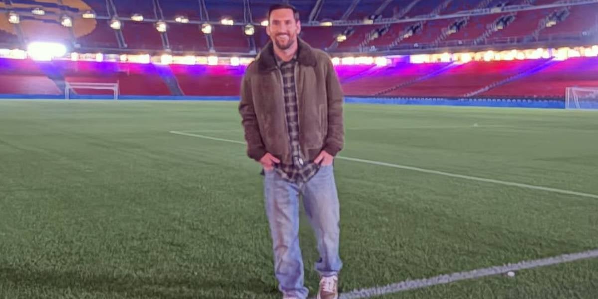 Leo Messi, en el seu retorn a l'Spotify Camp Nou | @leomessi