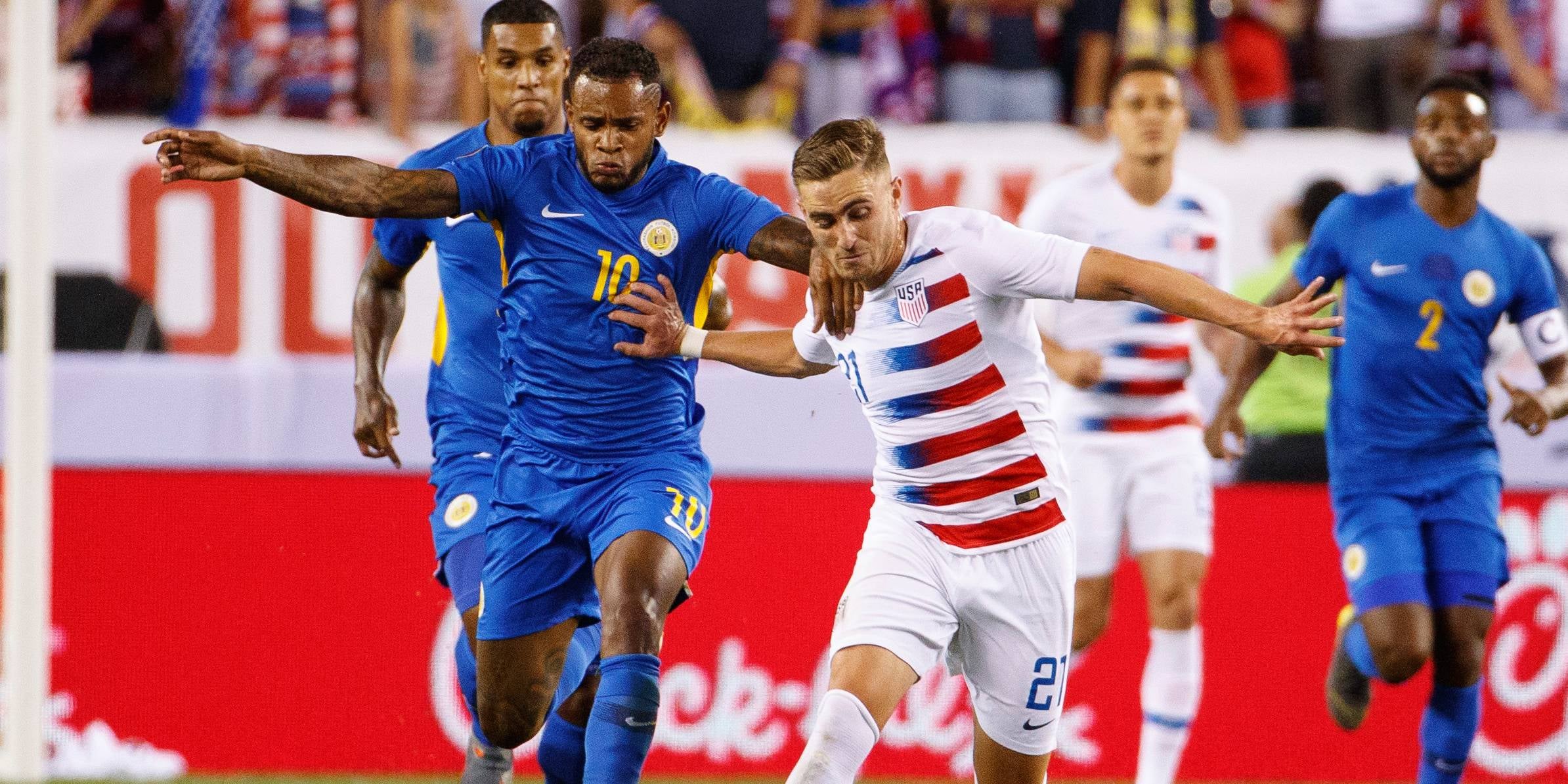 Un partit entre la selecció de Curaçao i la dels Estats Units | Europa Press