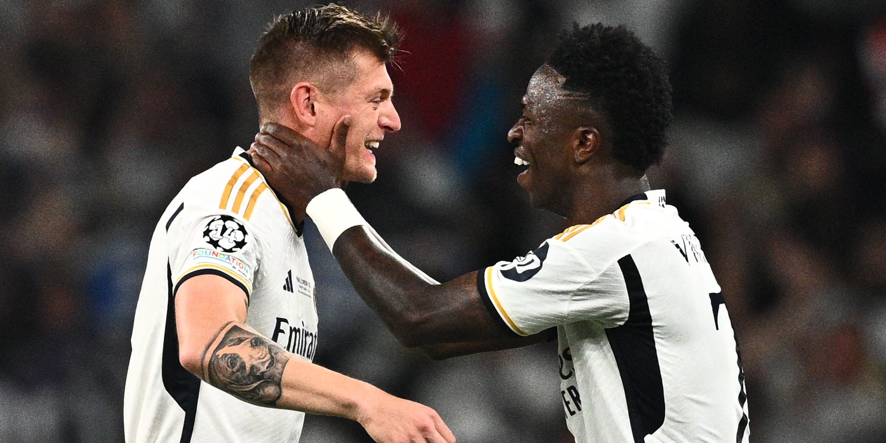 Toni Kroos y Vinicius Jr., durante un partido del Madrid | Europa Press
