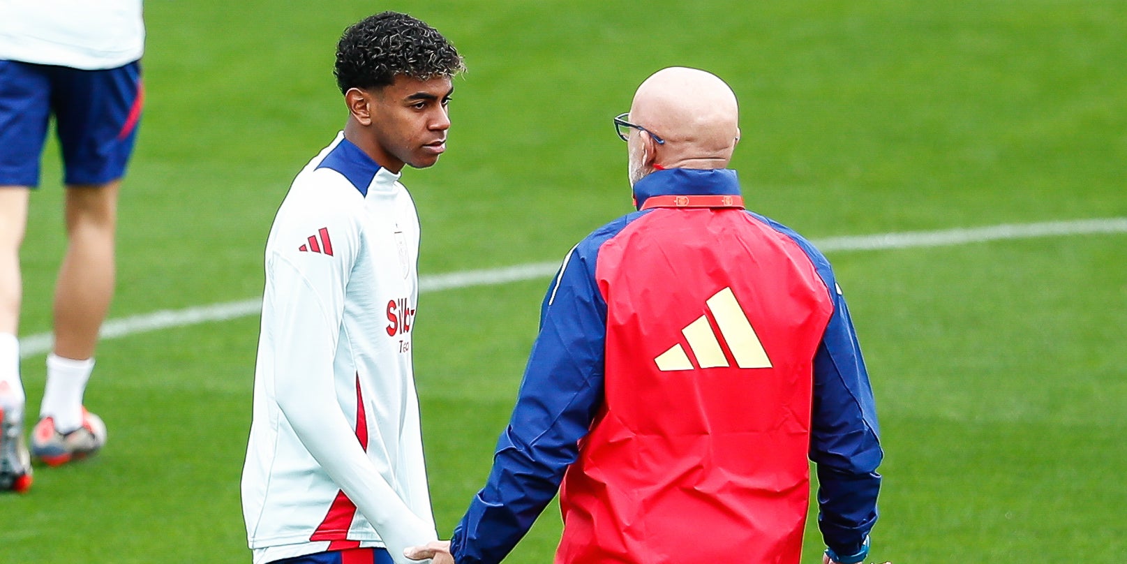 Lamine Yamal i Luis de la Fuente, en una imatge d'arxiu | Europa Press