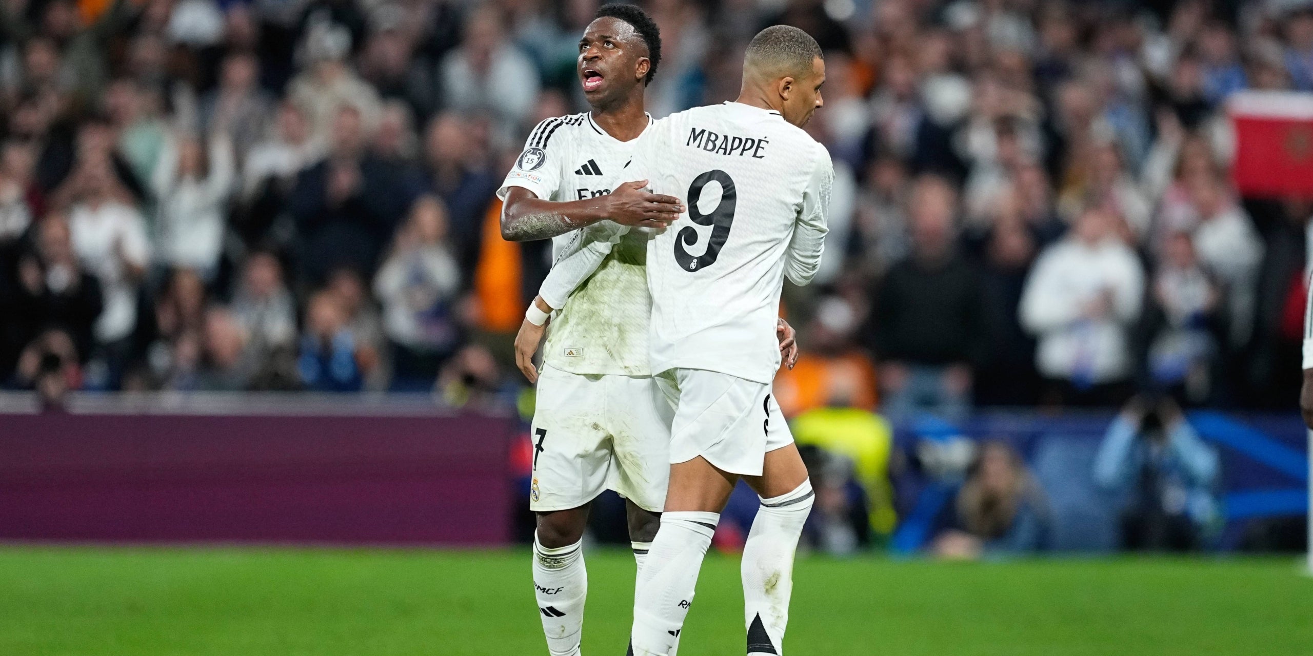 Vinicius Jr. i Kylian Mbappé, en una imatge d'arxiu | Europa Press