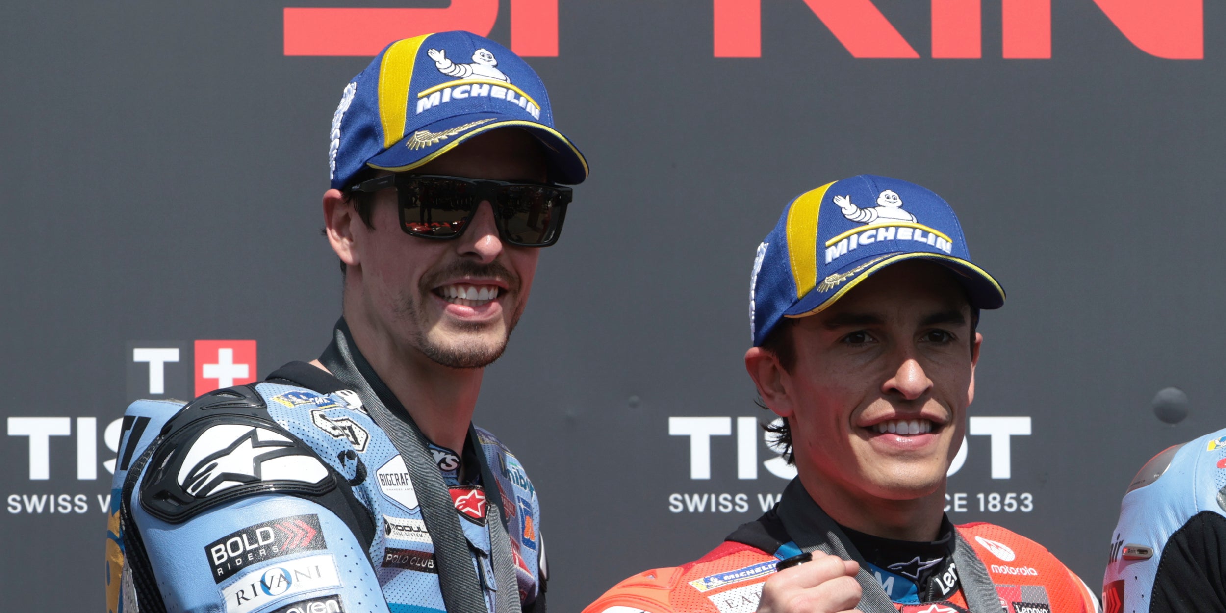 Àlex i Marc Márquez, celebrant un podi a MotoGP | Europa Press