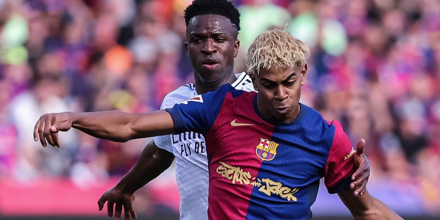 Vinicius Jr. y Lamine Yamal, durante un clásico | Europa Press