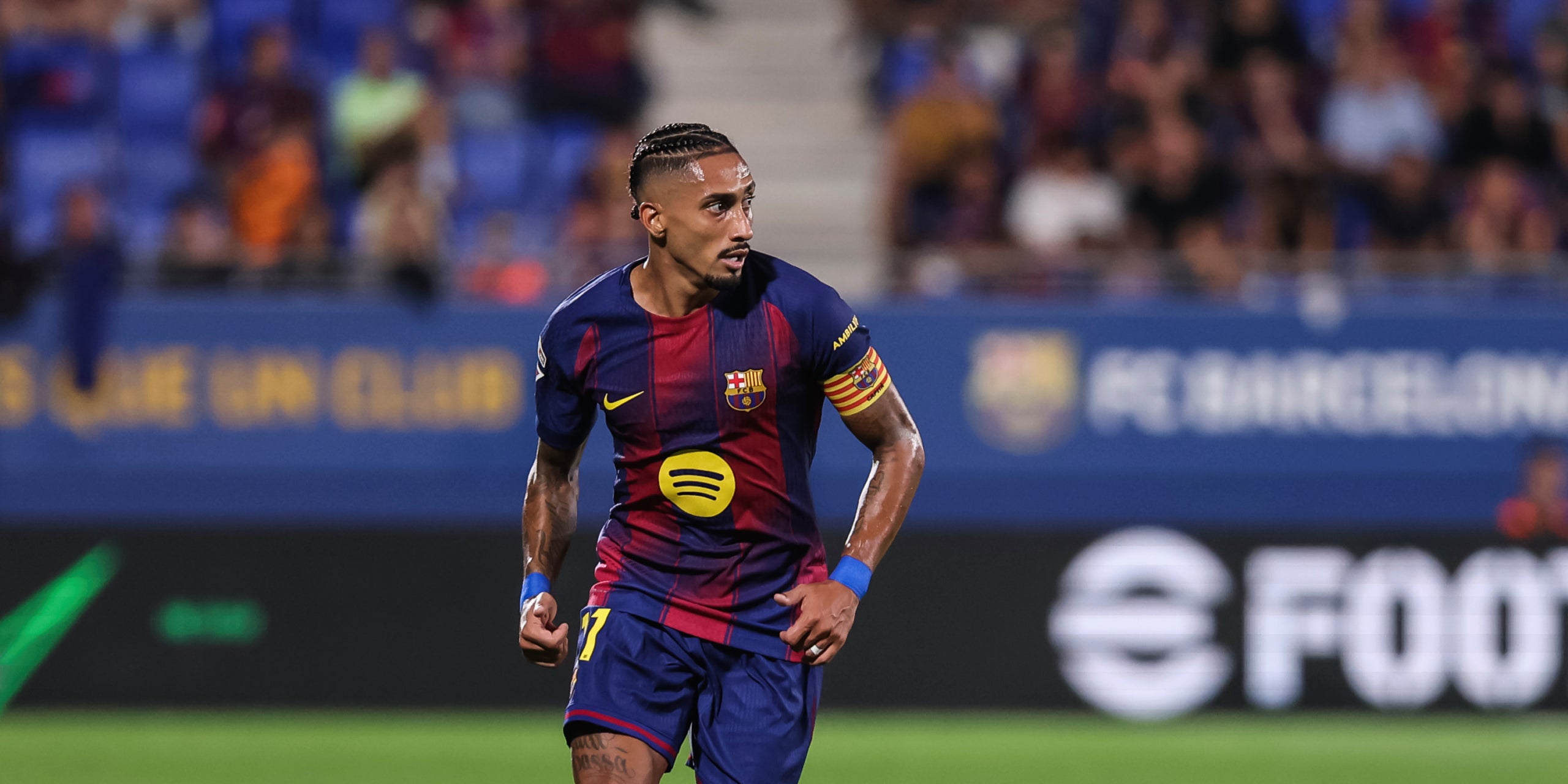 Raphinha, durante un partido con el Barça | Europa Press