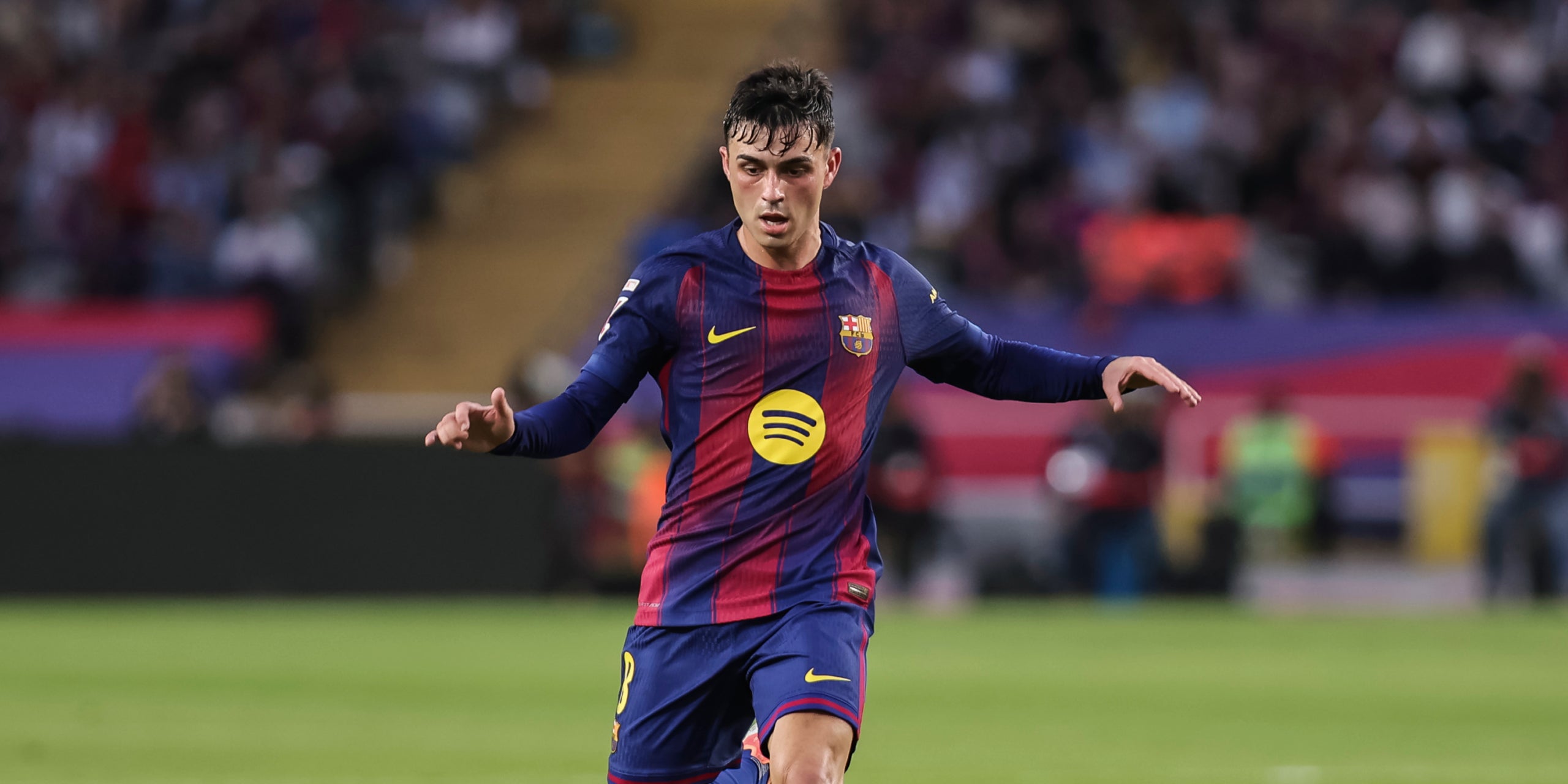 Pedri, durant un partit amb el Barça | Europa Press