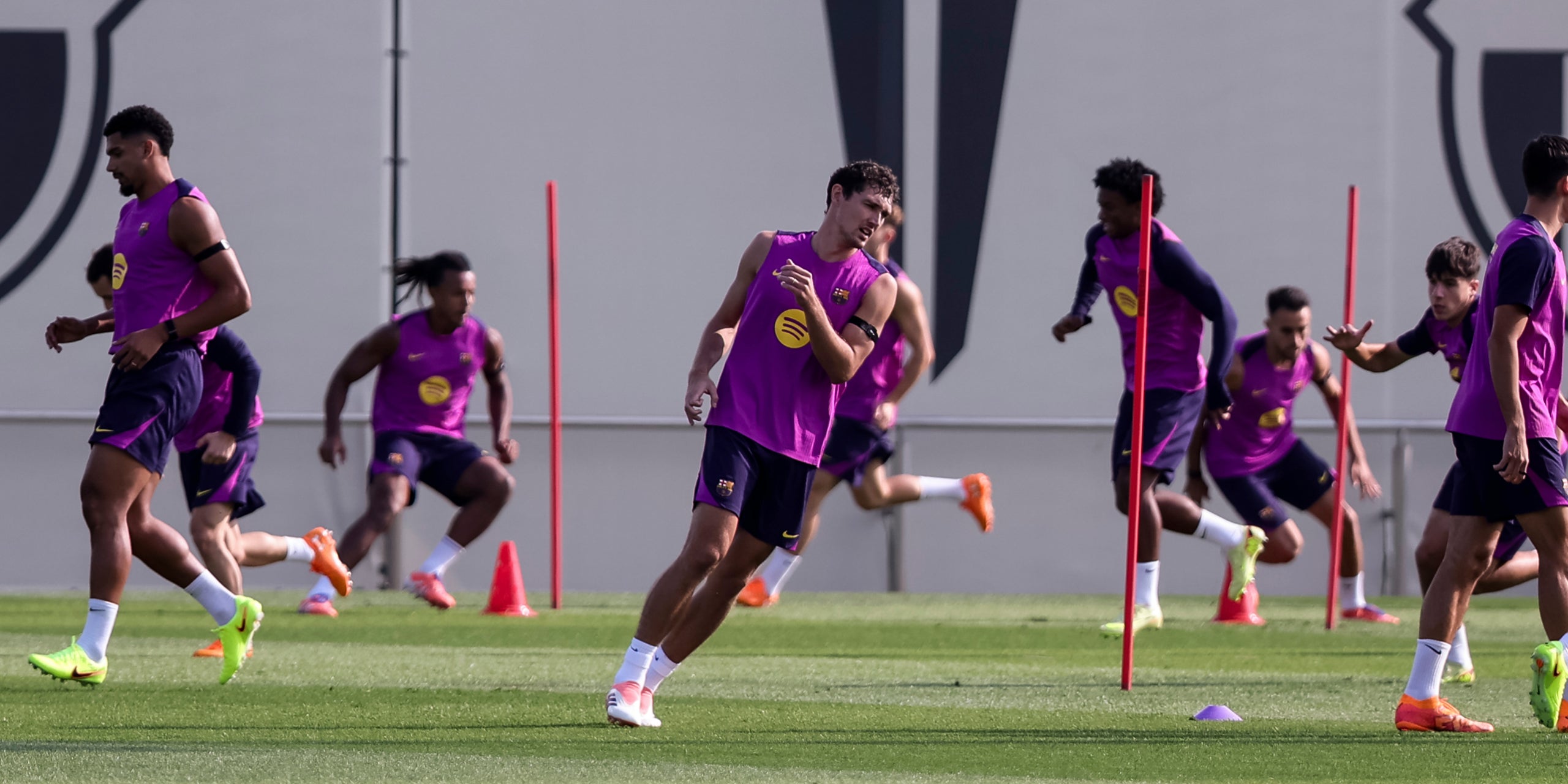 Andreas Christensen, durante un entrenamiento con el Barça | Europa Press