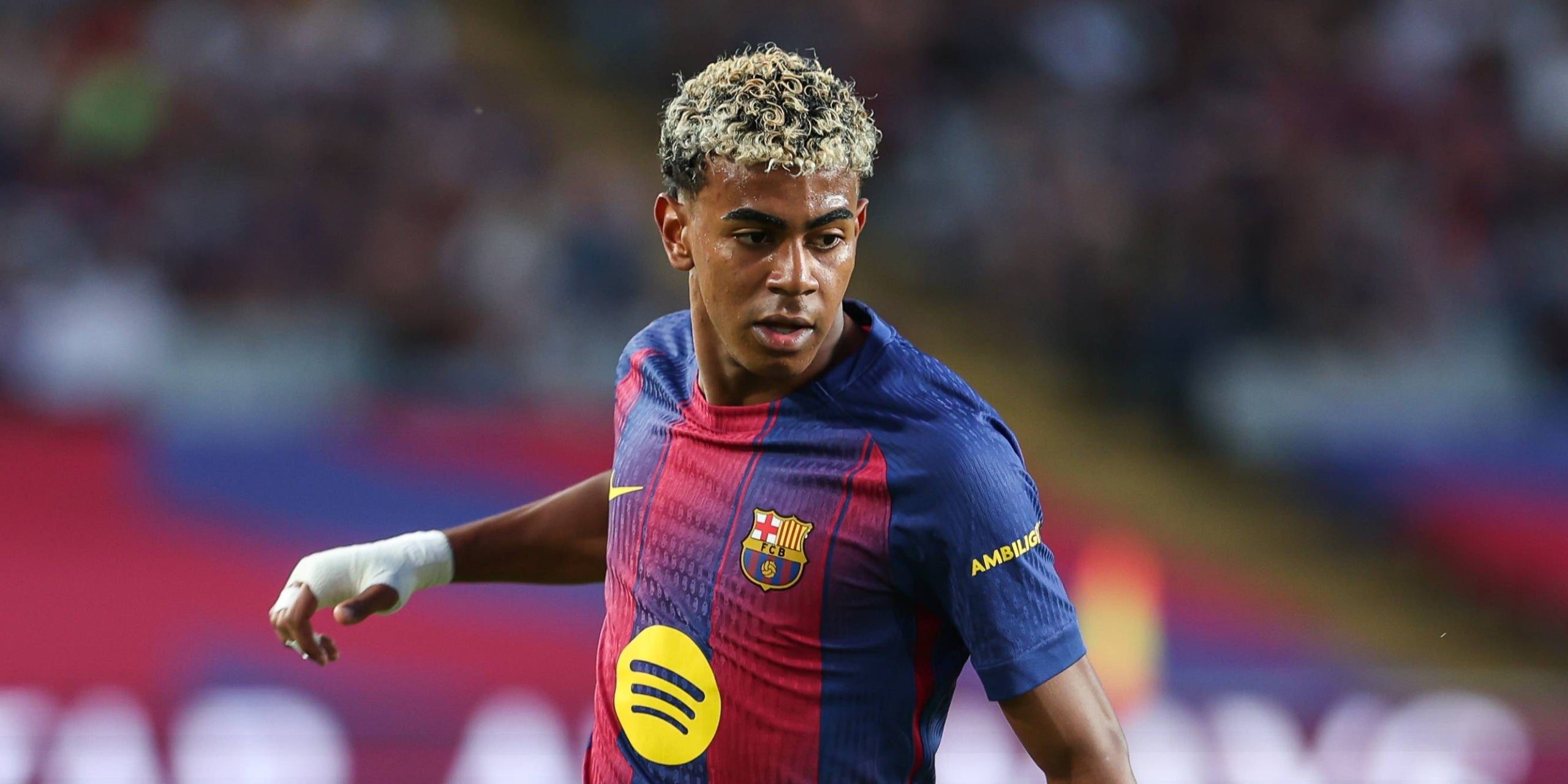 Lamine Yamal, durant un partit del Barça | Europa Press