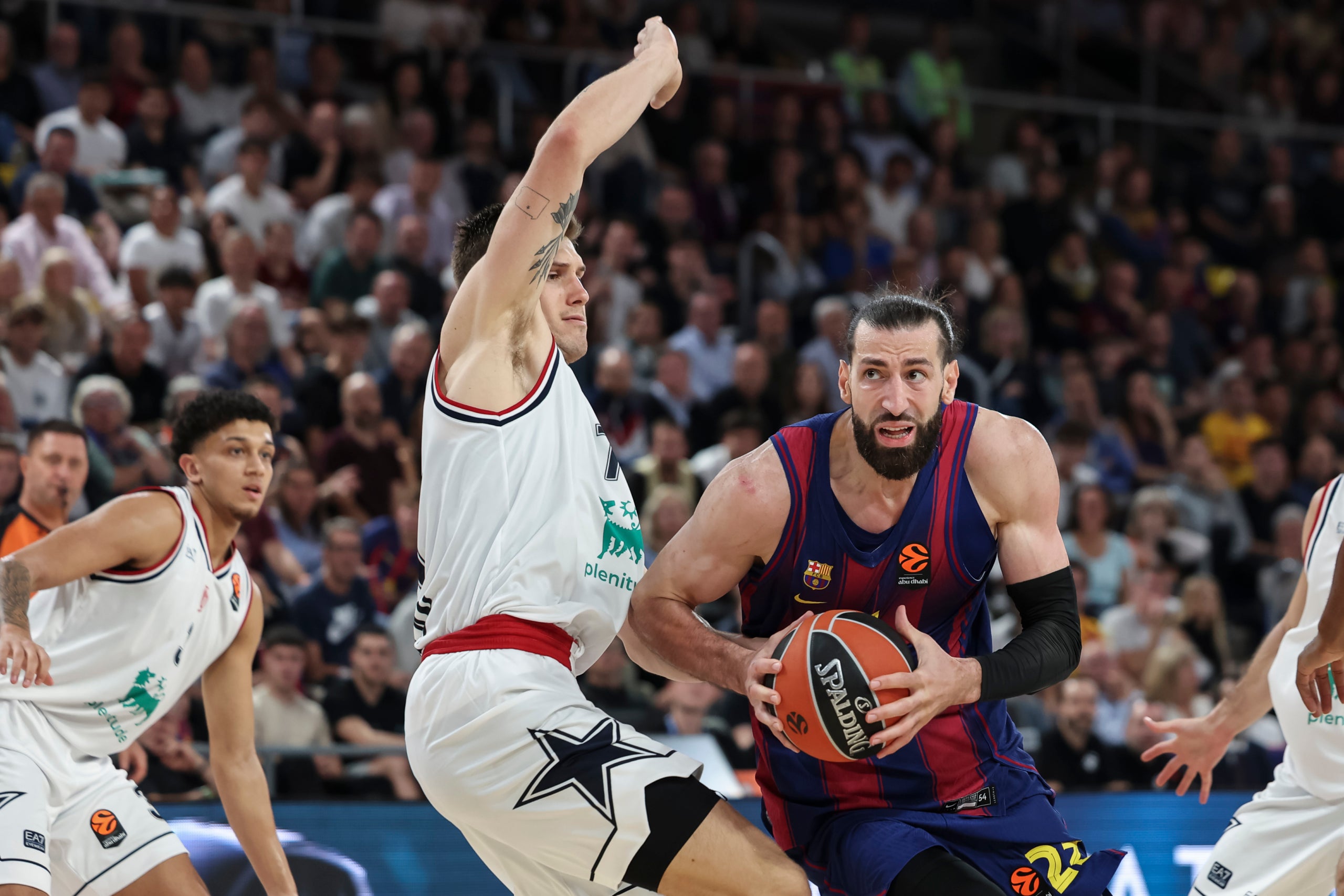 Tornike Shengelia, durant un partit del Barça | Europa Press