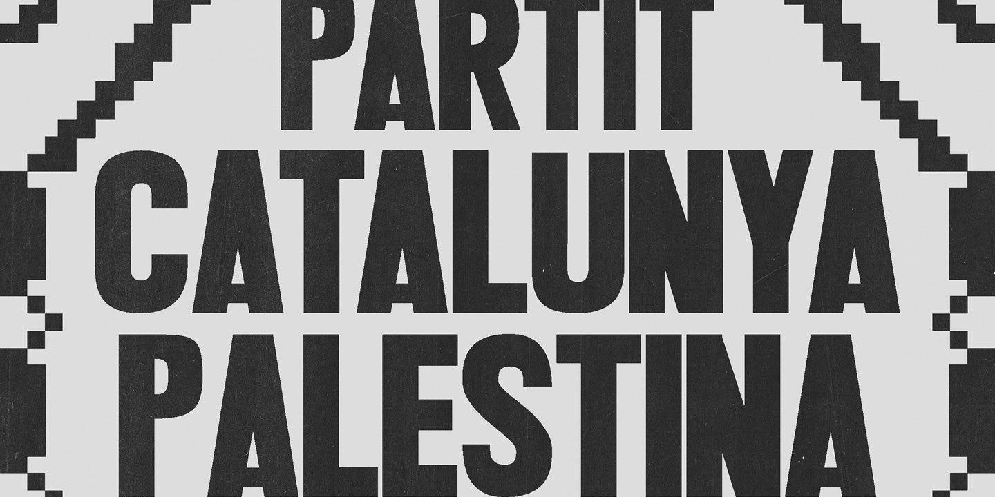 Cartell promocional del partit entre Catalunya i Palestina | Europa Press