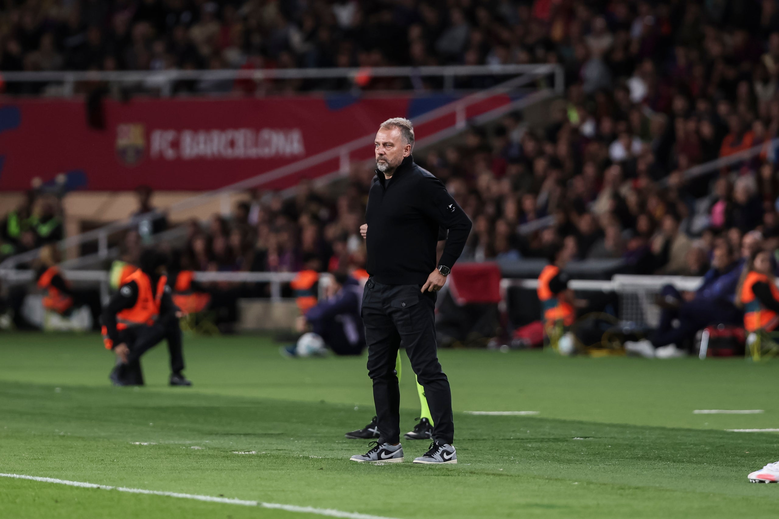 Hansi Flick, durant el Barça-Elx | Europa Press