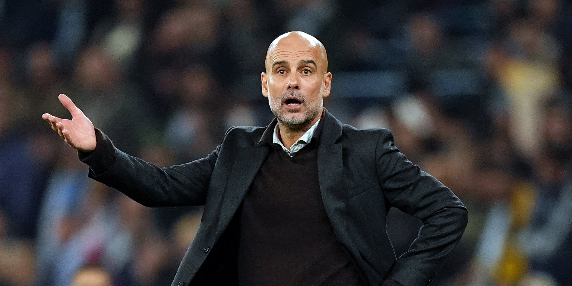 Pep Guardiola, durant un partit amb el Manchester City | Europa Press