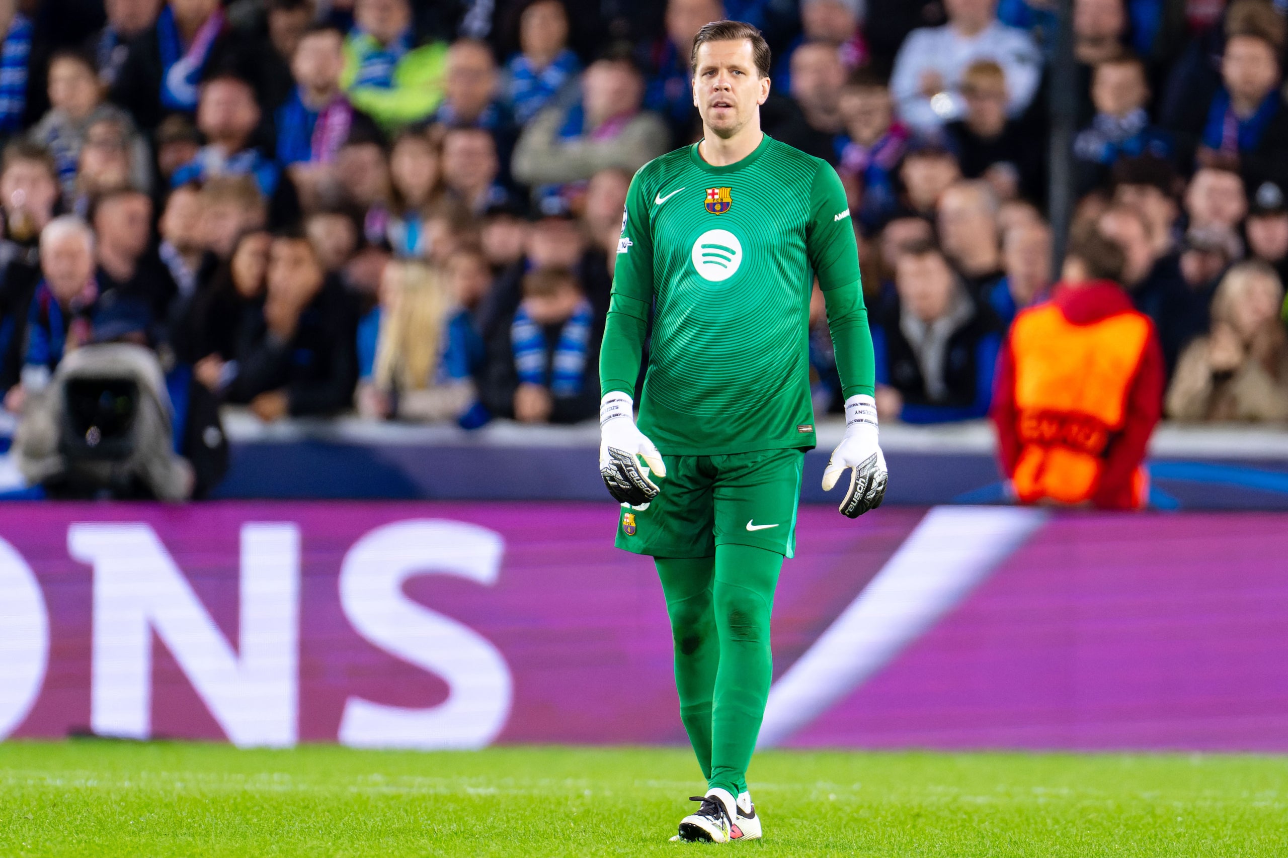 Wojciech Szczesny, durant un partit amb el Barça | Europa Press