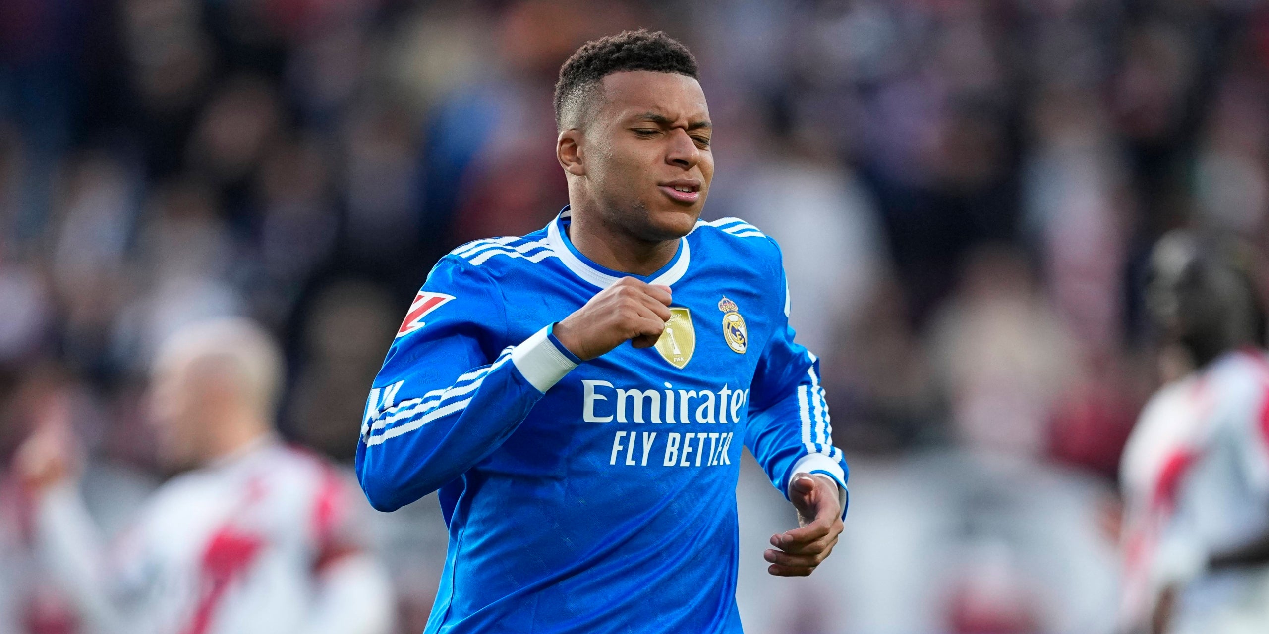 Kylian Mbappé es lamenta durant el Rayo Vallecano - Madrid de Lliga | Europa Press