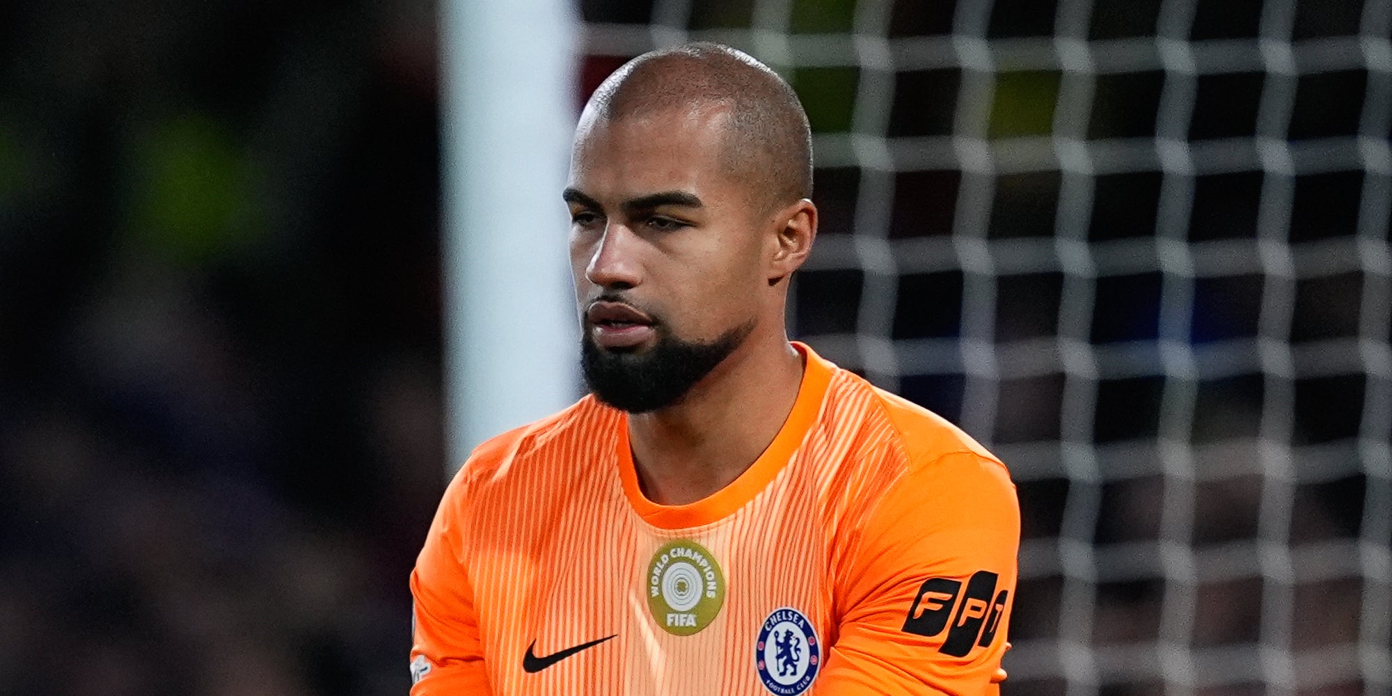 Robert Sánchez, porter del Chelsea, durant el partit contra el Barça | Europa Press