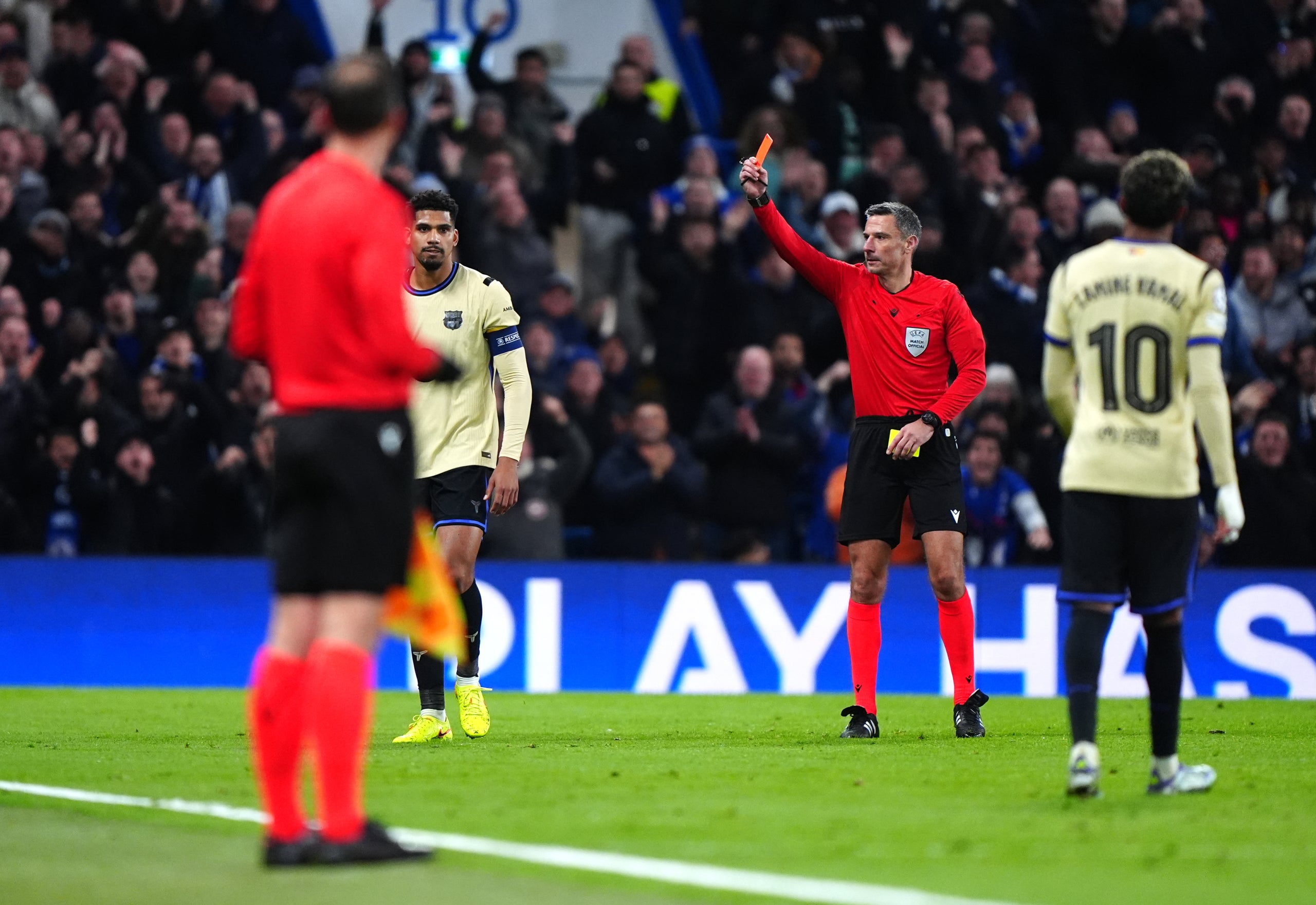 L'expulsió de Ronald Araujo en el Chelsea-Barça | Europa Press