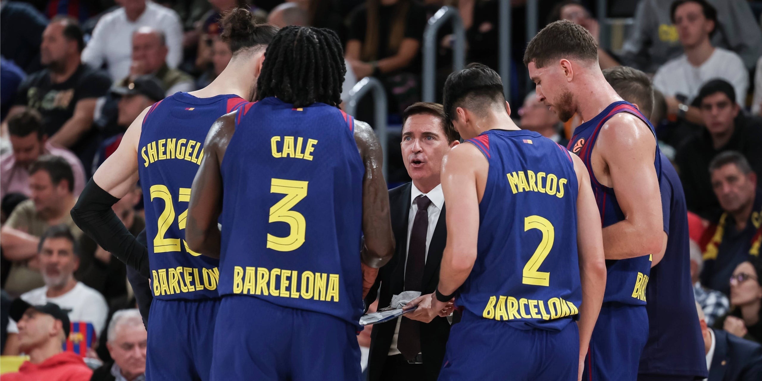 Xavi Pascual, en el seu partit de retorn al Palau Blaugrana | Europa Press