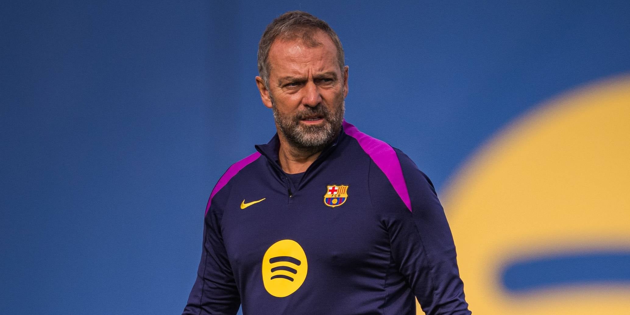 Hansi Flik durant un entrenament del Barça | FC Barcelona