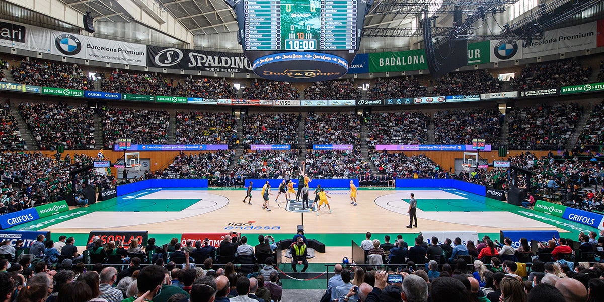 El Pavelló Olímpic de Badalona, en una imatge d'arxiu | Joventut de Badalona