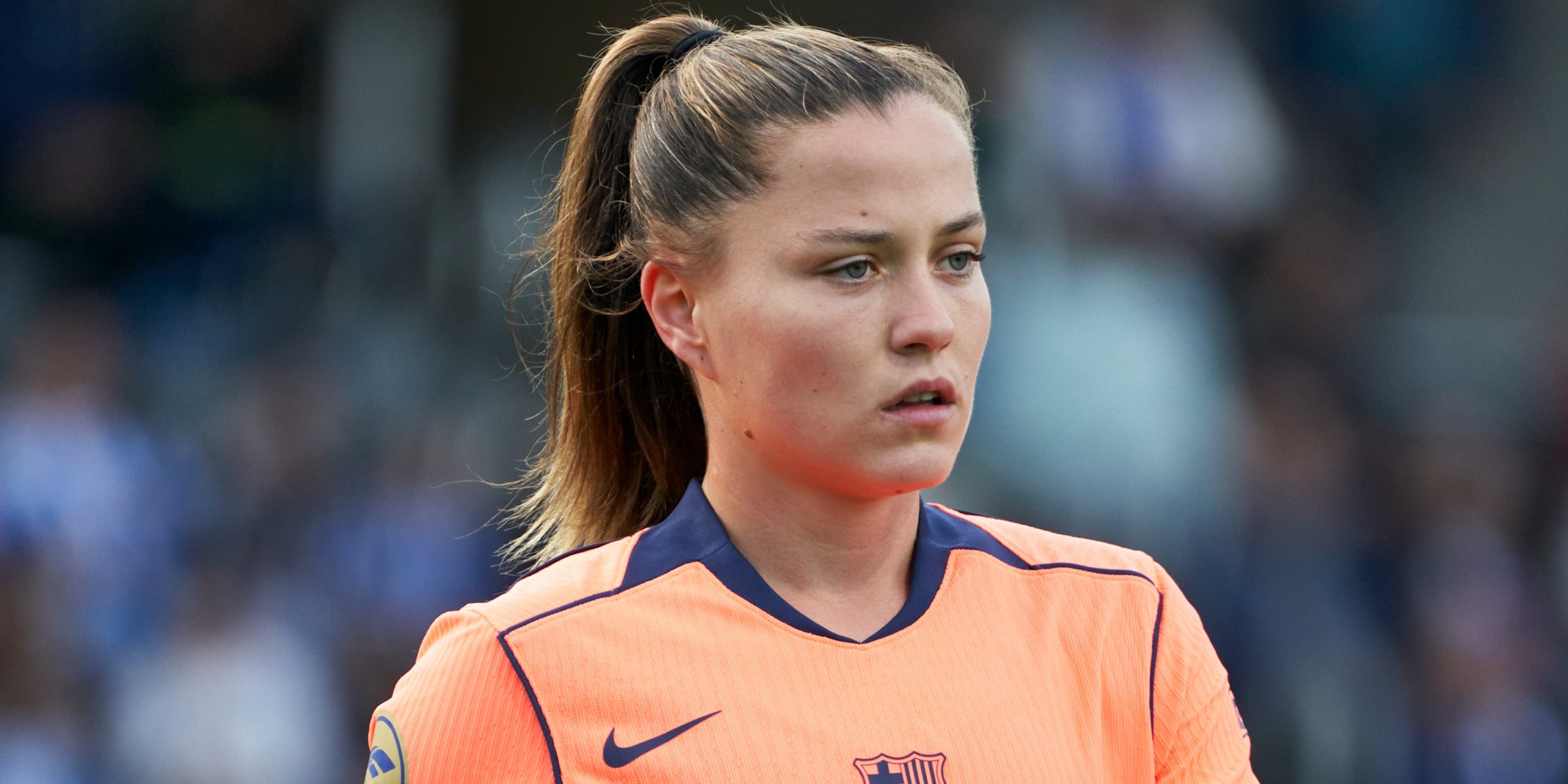 Clàudia Pina, durant el partit contra la Reial Societat | FC Barcelona