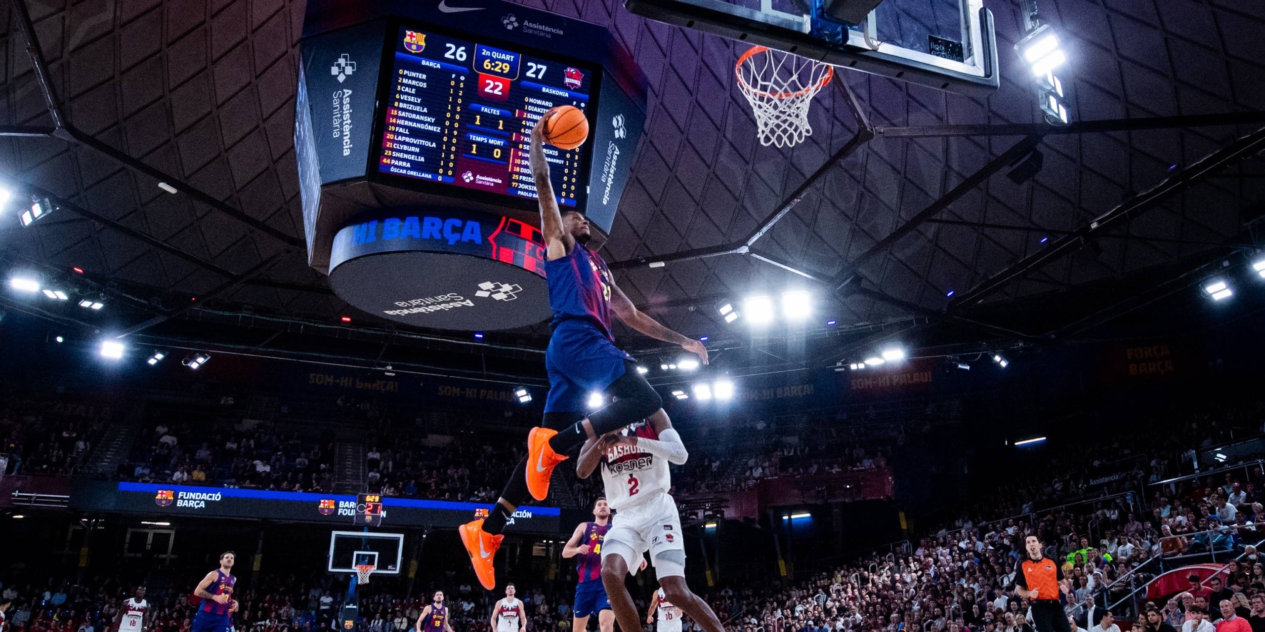 Will Clyburn durant el Barça-Baskonia de Lliga | FC Barcelona