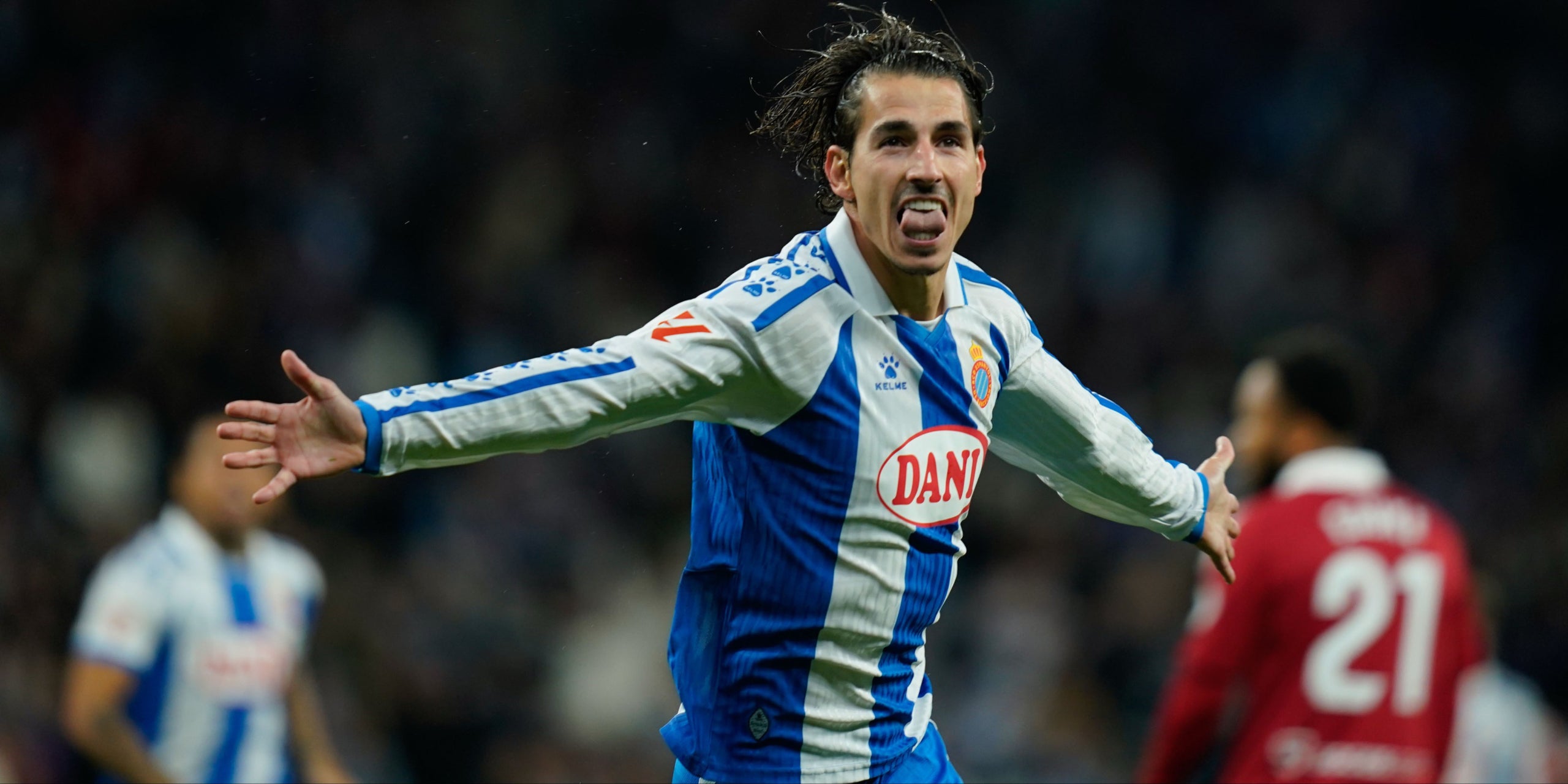 Pere Milla, celebrant el seu gol contra el Sevilla | RCD Espanyol
