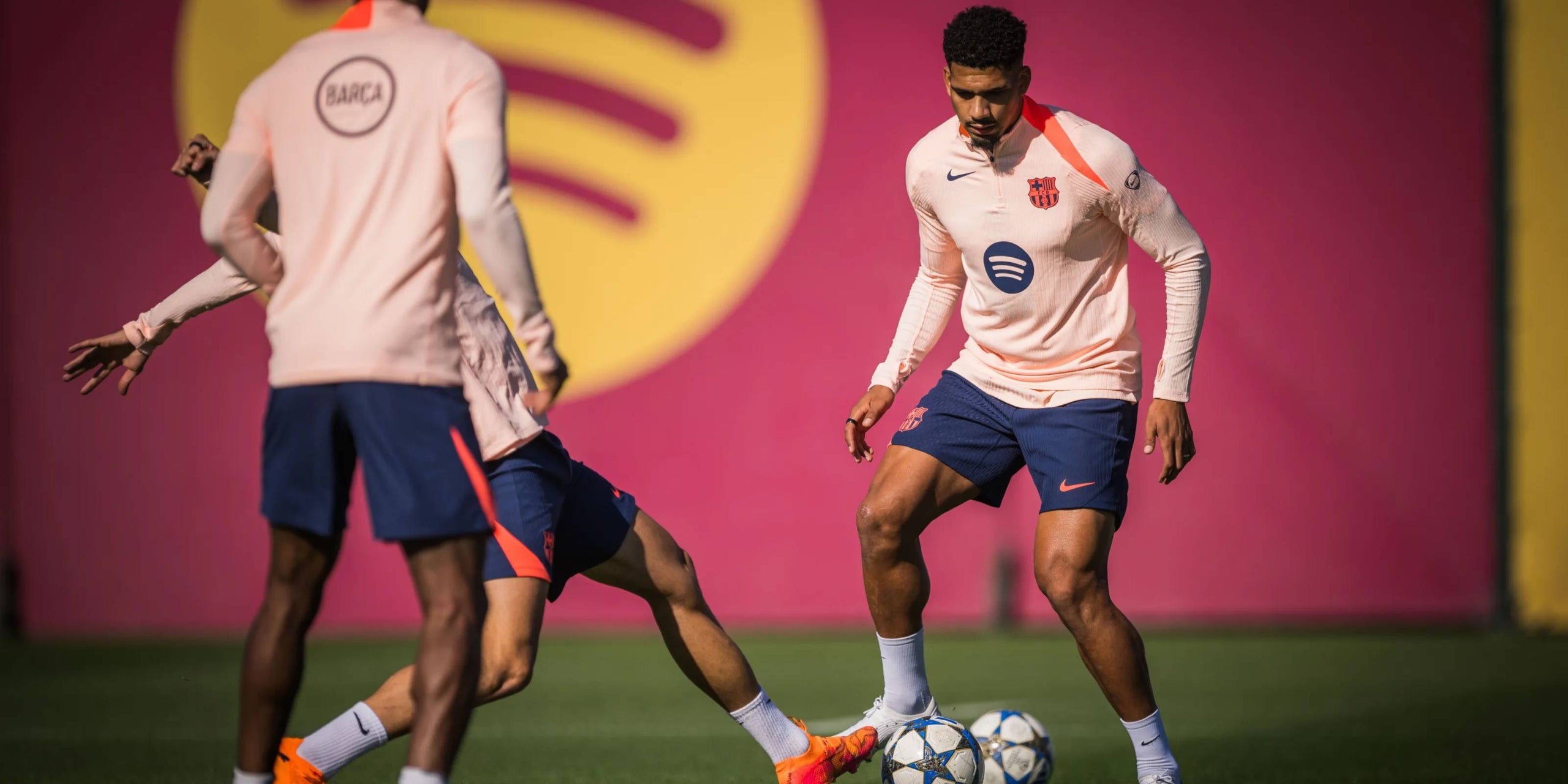 Ronald Araujo, durant un entrenament | FC Barcelona