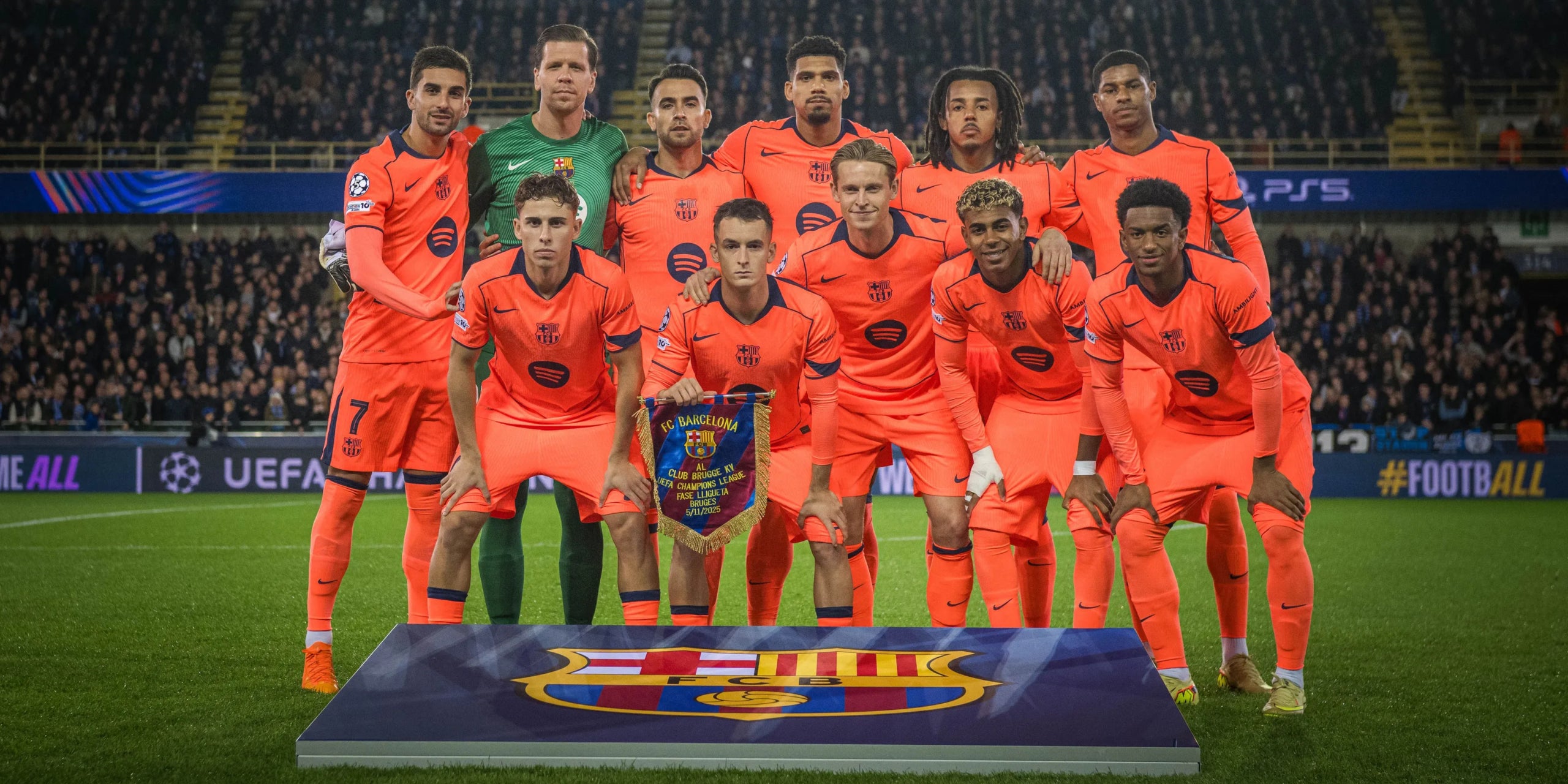 L'onze titular del Barça contra el Bruges | FC Barcelona