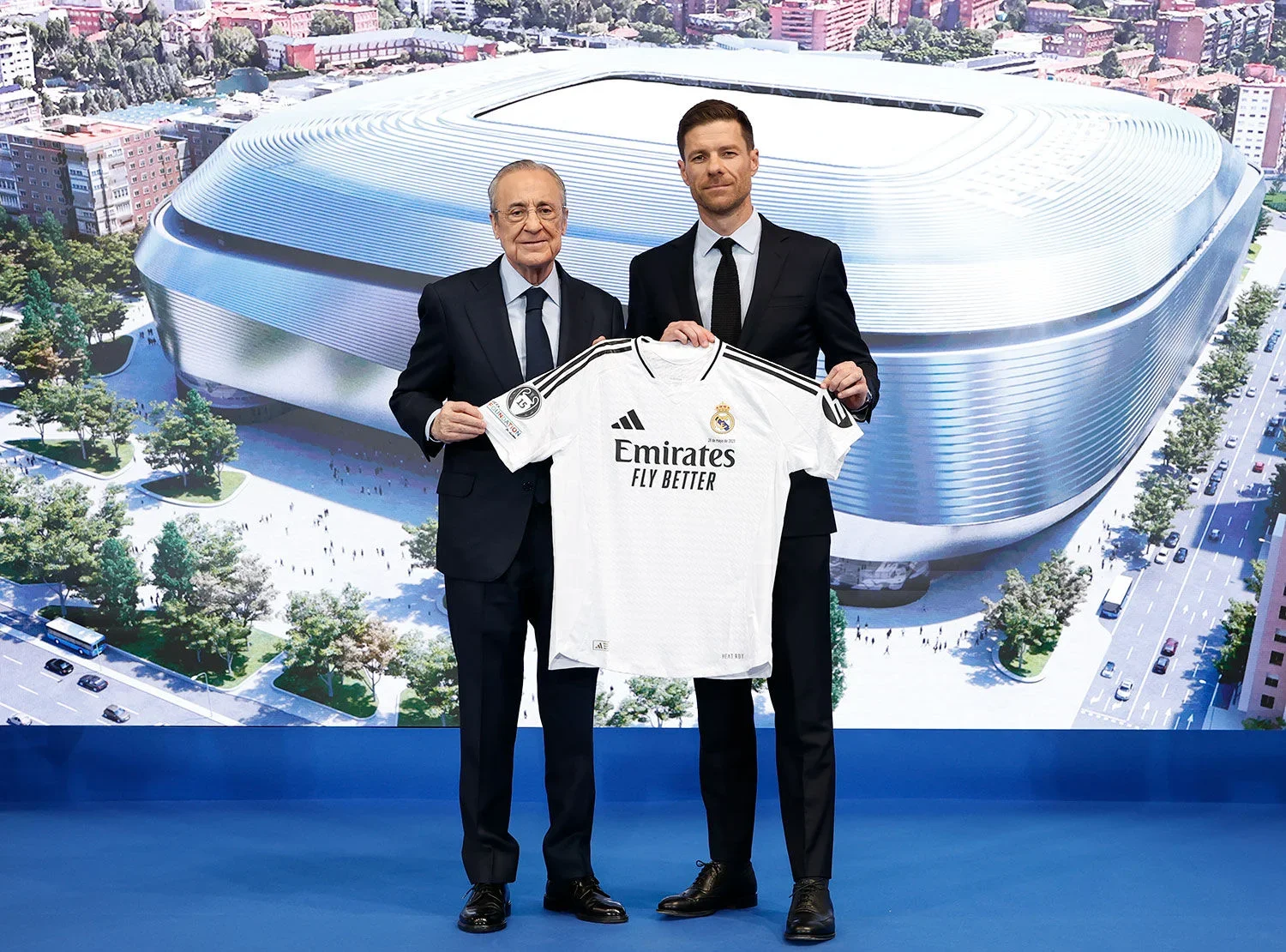 Xabi Alonso i Florentino Pérez, en la presentació de l'entrenador basc | Real Madrid CF