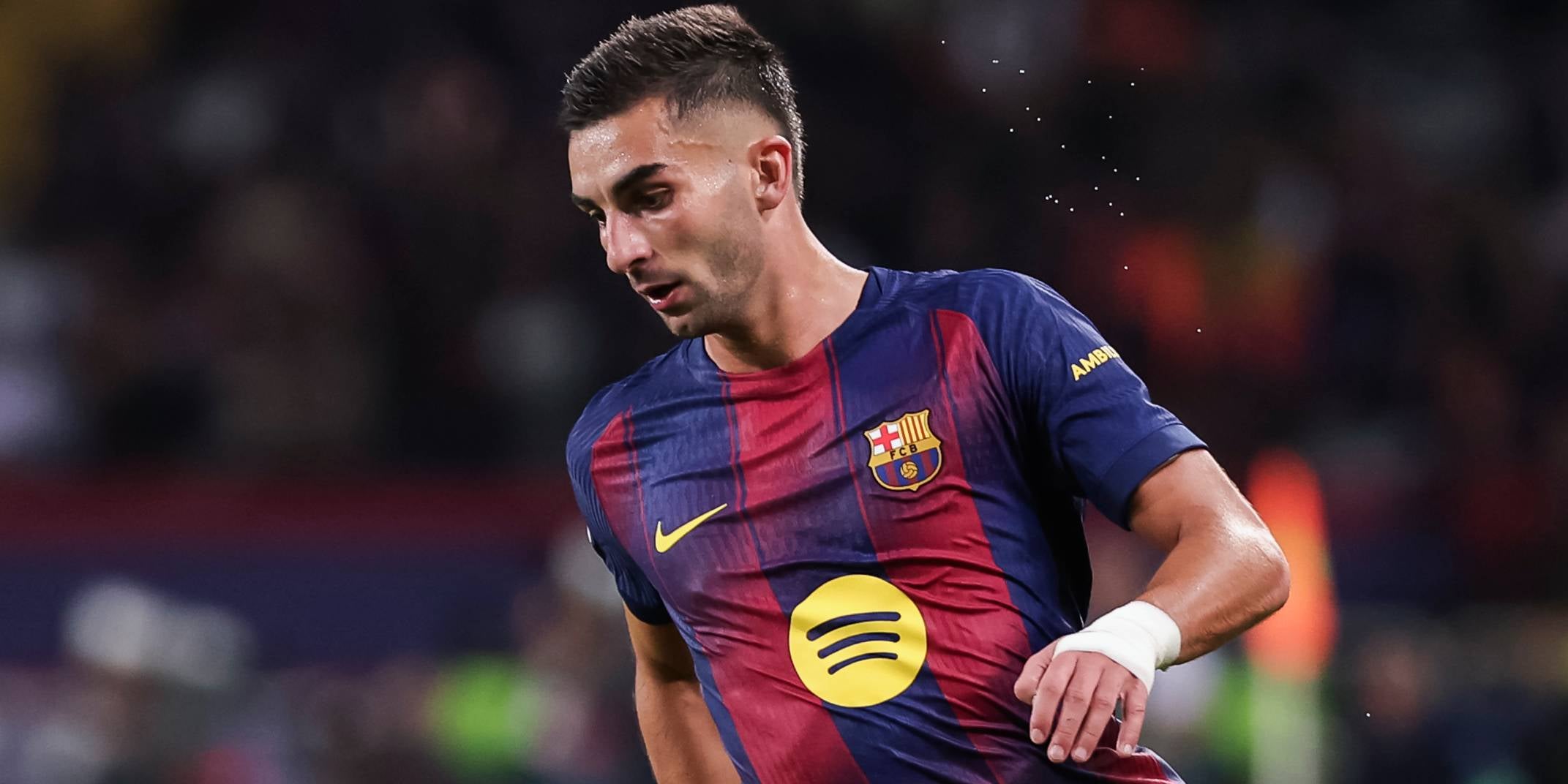 Ferran Torres durant un partit amb el Barça | Europa Press