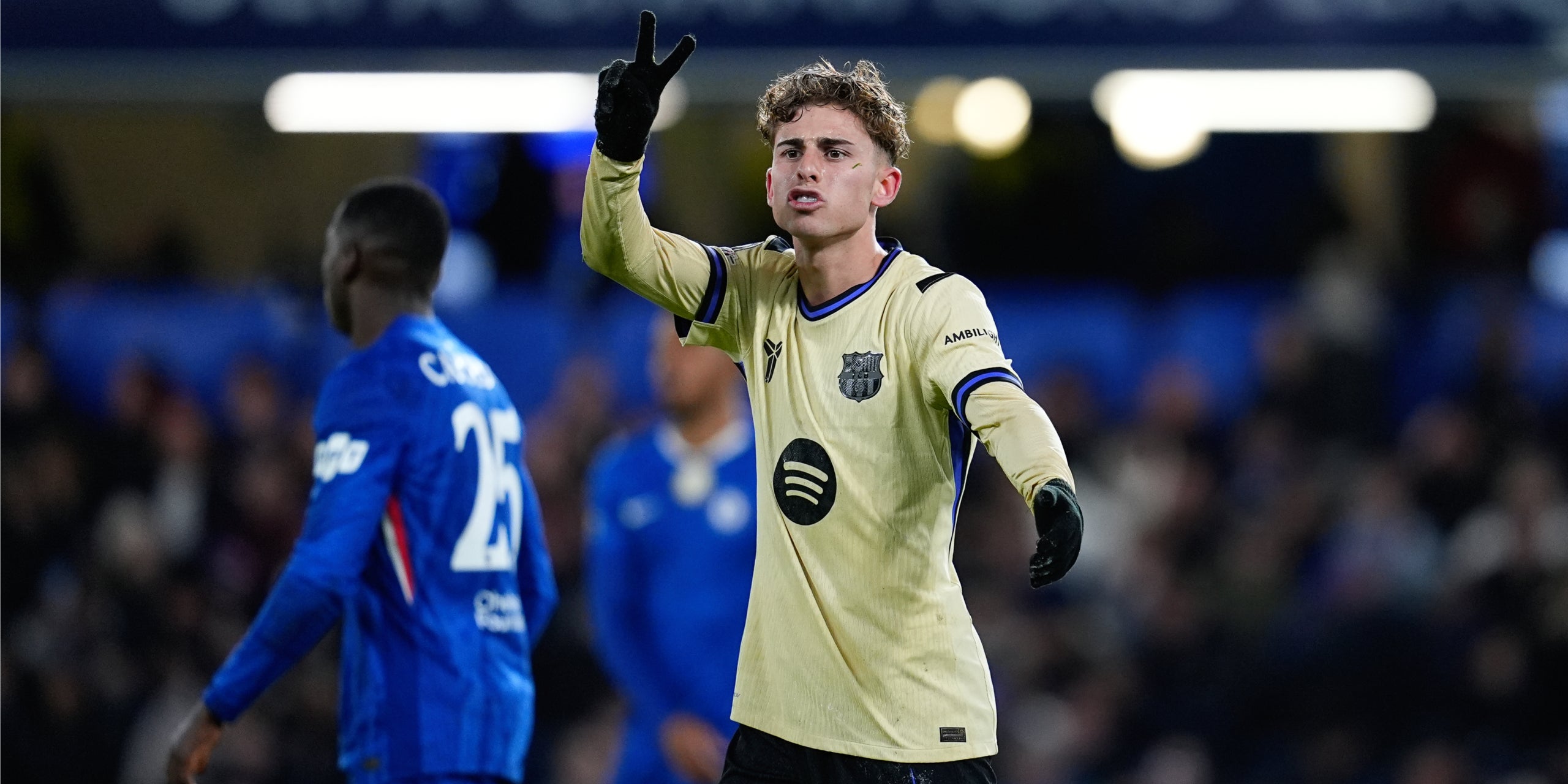 Fermín López, durante un partido con el Barça | Europa Press