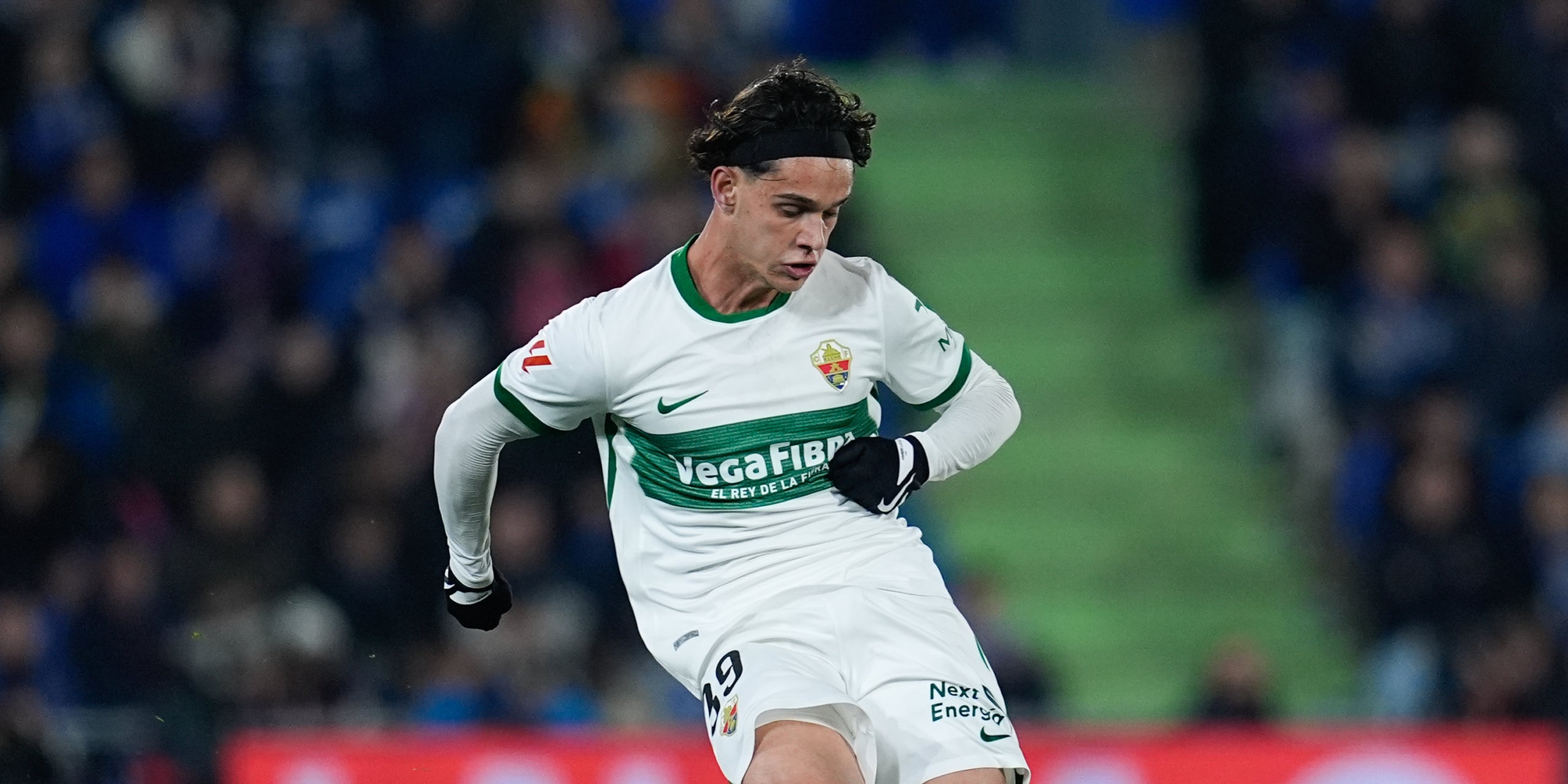 Héctor Fort, durant un partit amb l'Elx | Europa Press