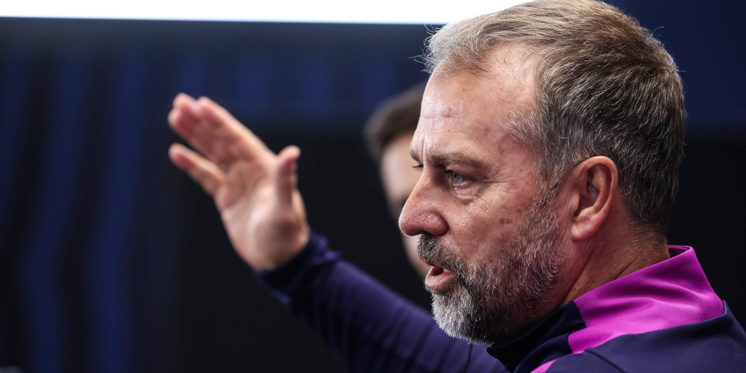 Hansi Flick, entrenador del Barça, en roda de premsa | Europa Press