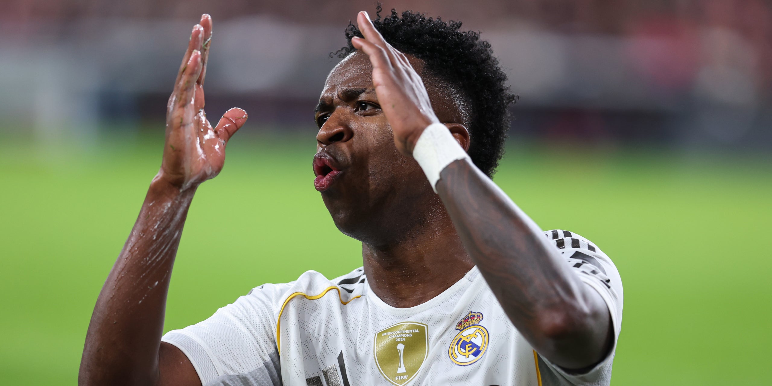 Vinicius Jr., durant l'Athletic-Madrid a San Mamés | Europa Press