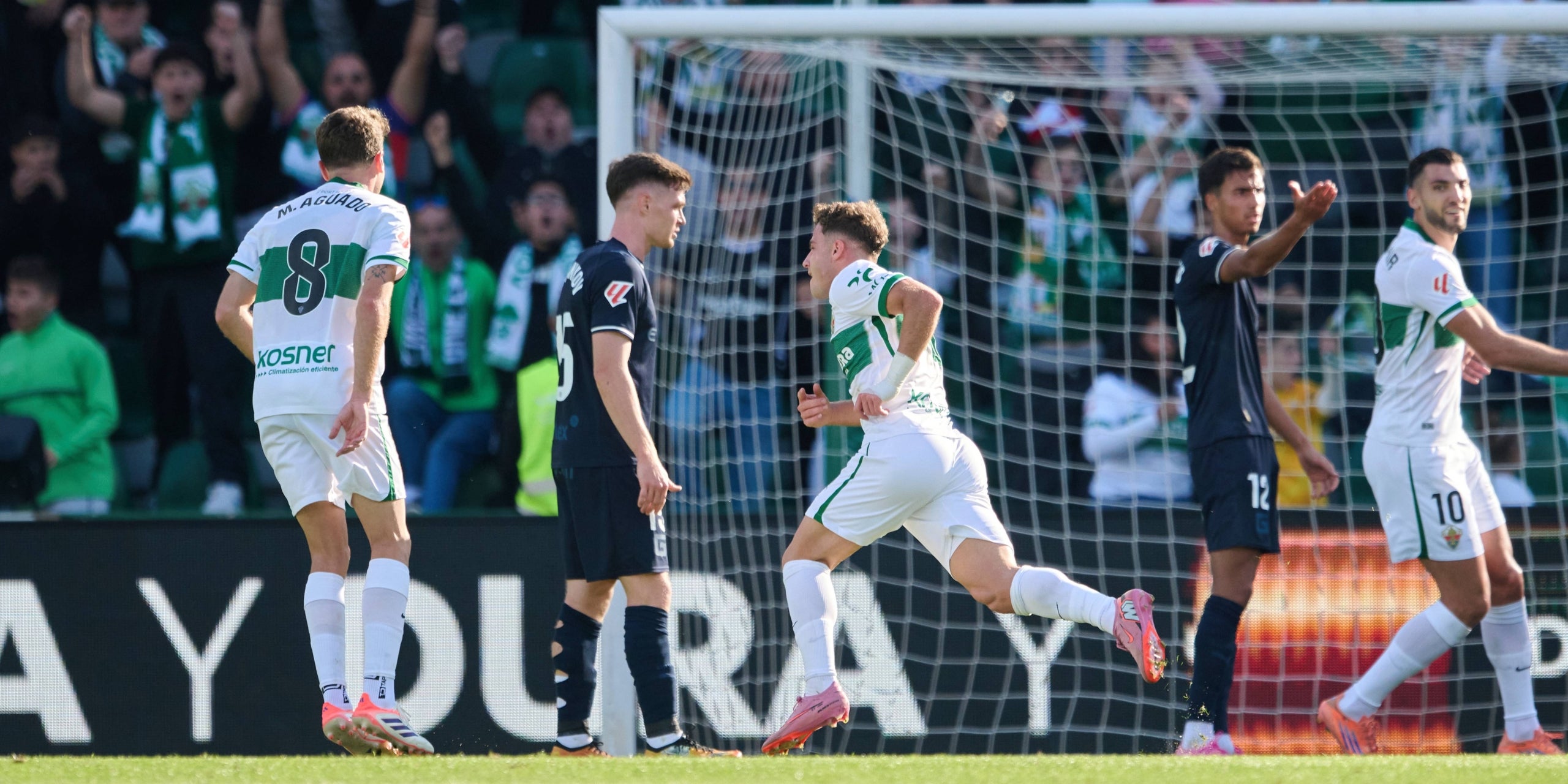 Gol de Germán Valera durant l'Elx-Girona de Lliga | Europa Press
