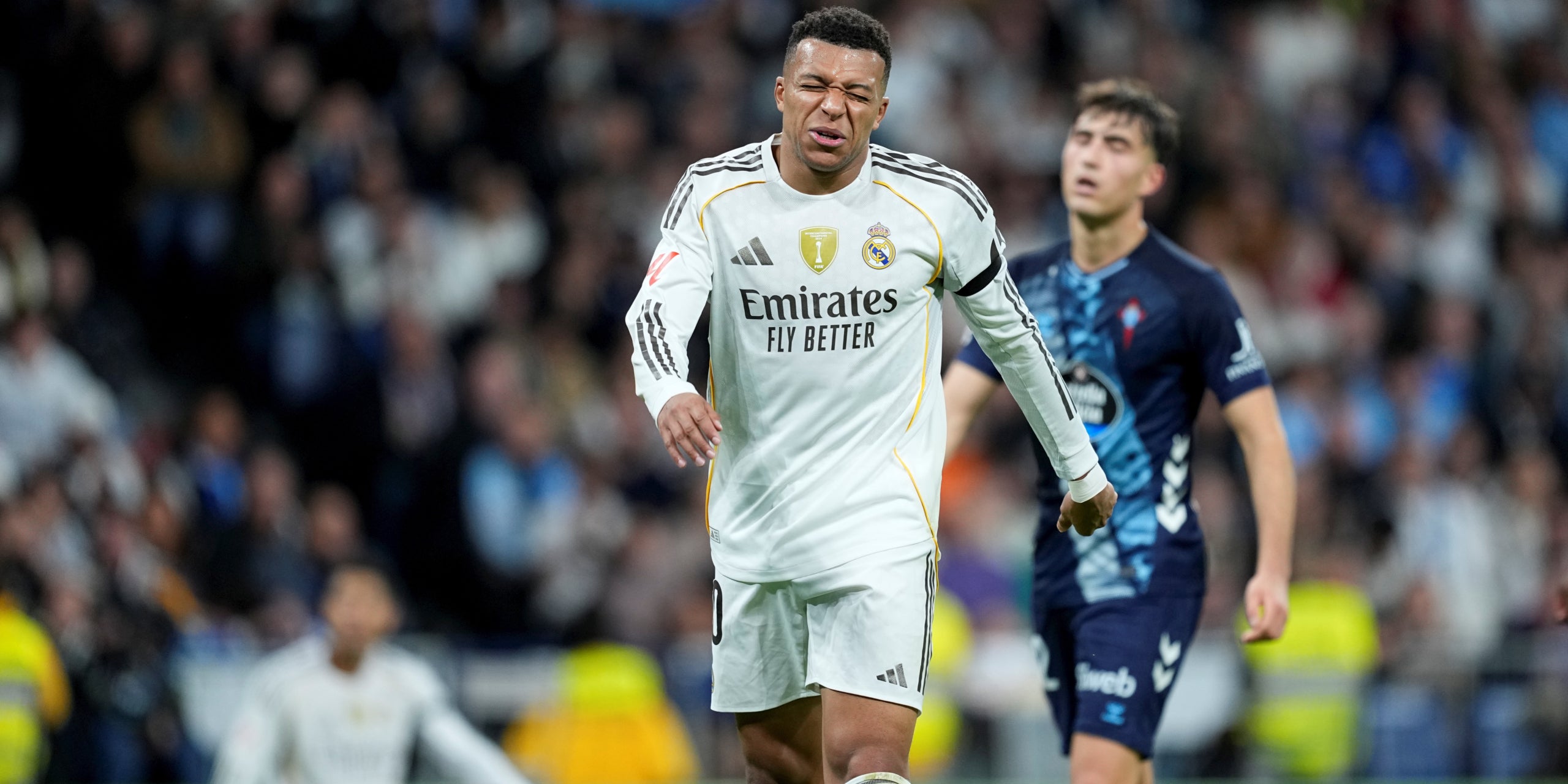 Kylian Mbappé, durant el Madrid-Celta | Europa Press