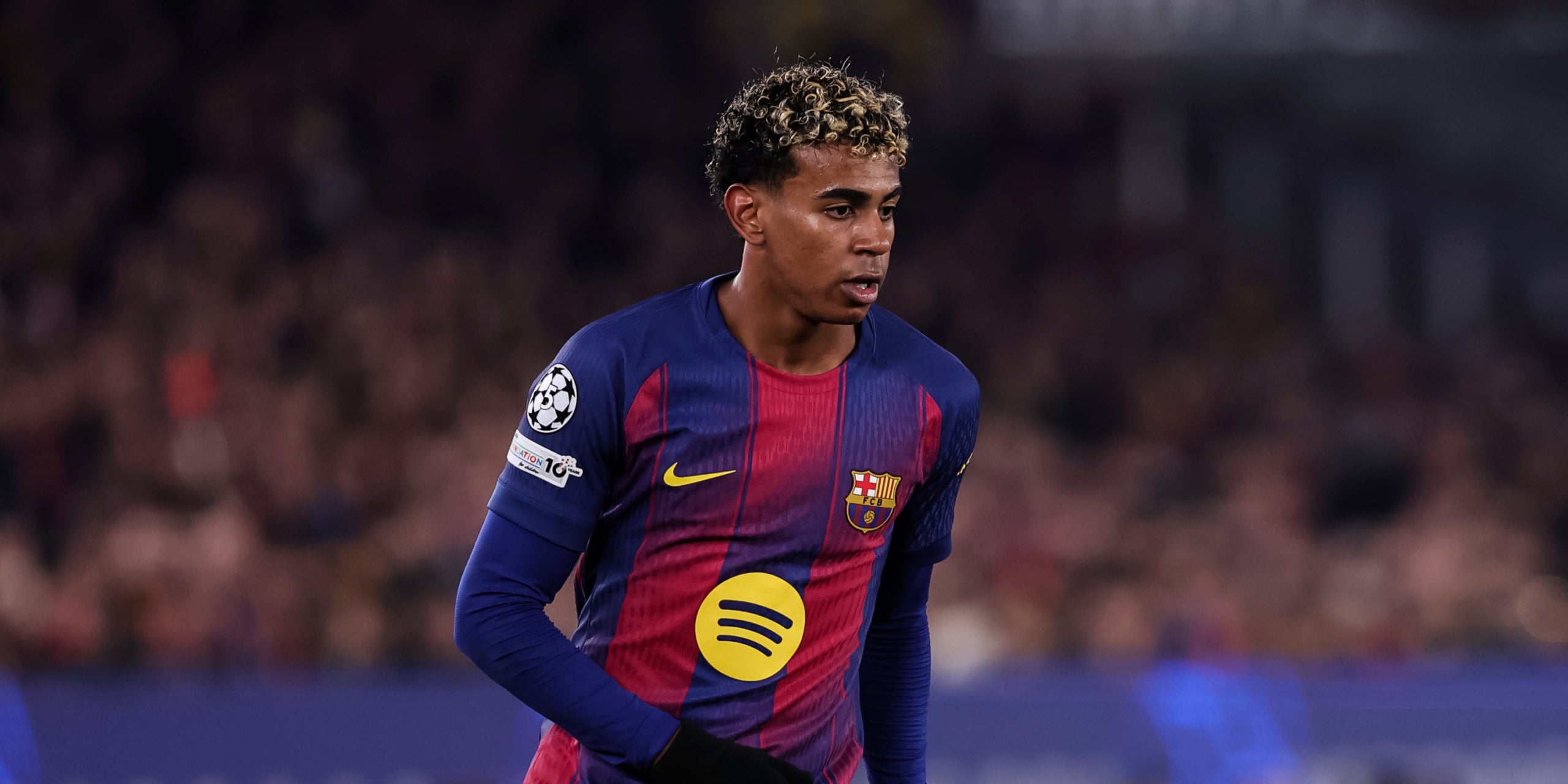 Lamine Yamal, durant un partit amb el Barça | Europa Press