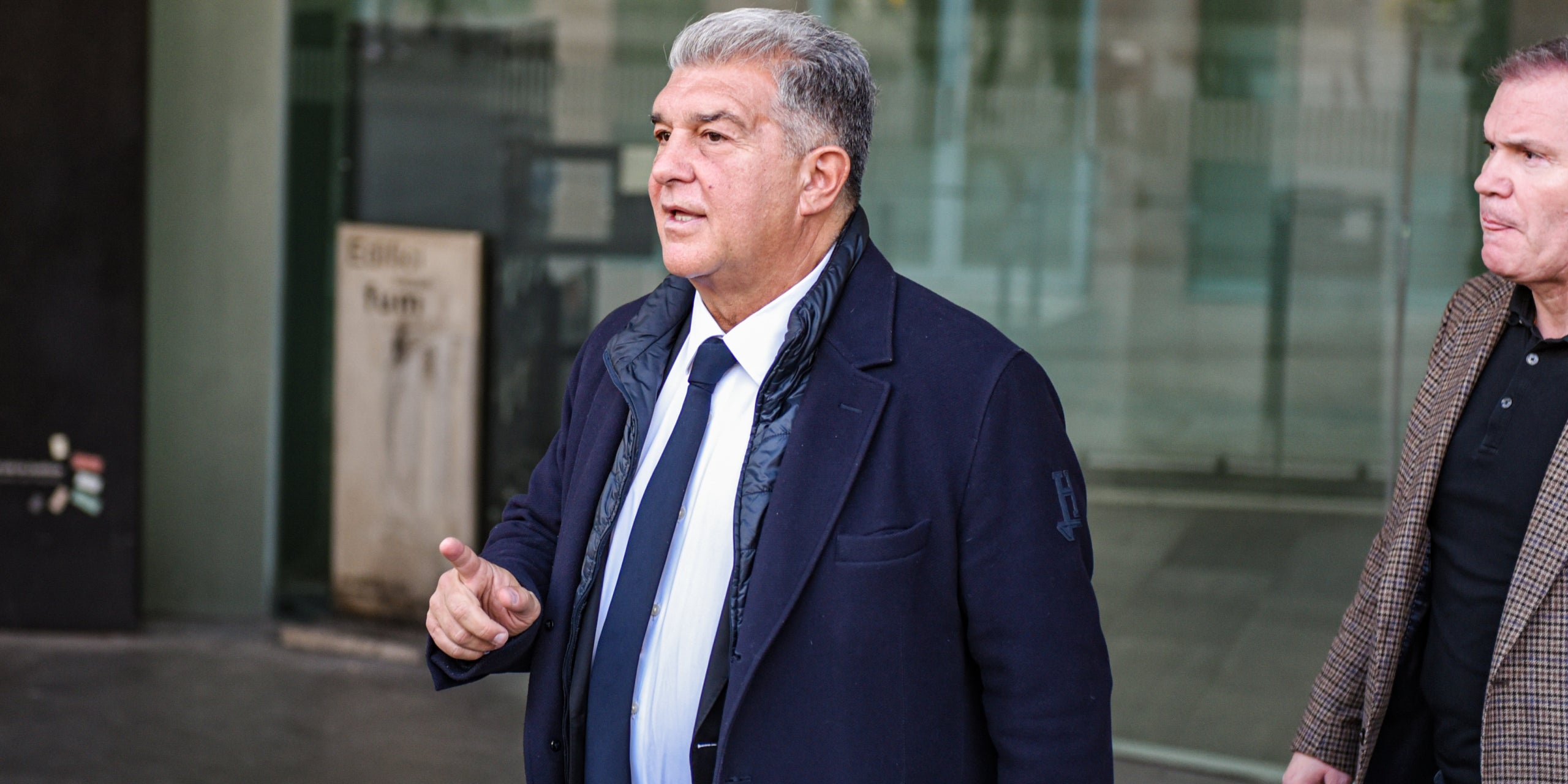 Joan Laporta, després de declarar en el judici del cas Negreira | Europa Press