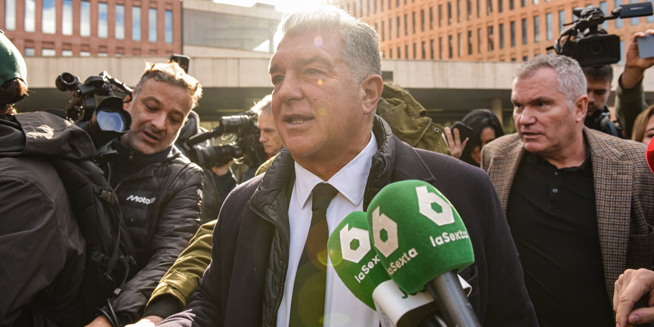 Joan Laporta, després de declarar en el judici del cas Negreira | Europa Press