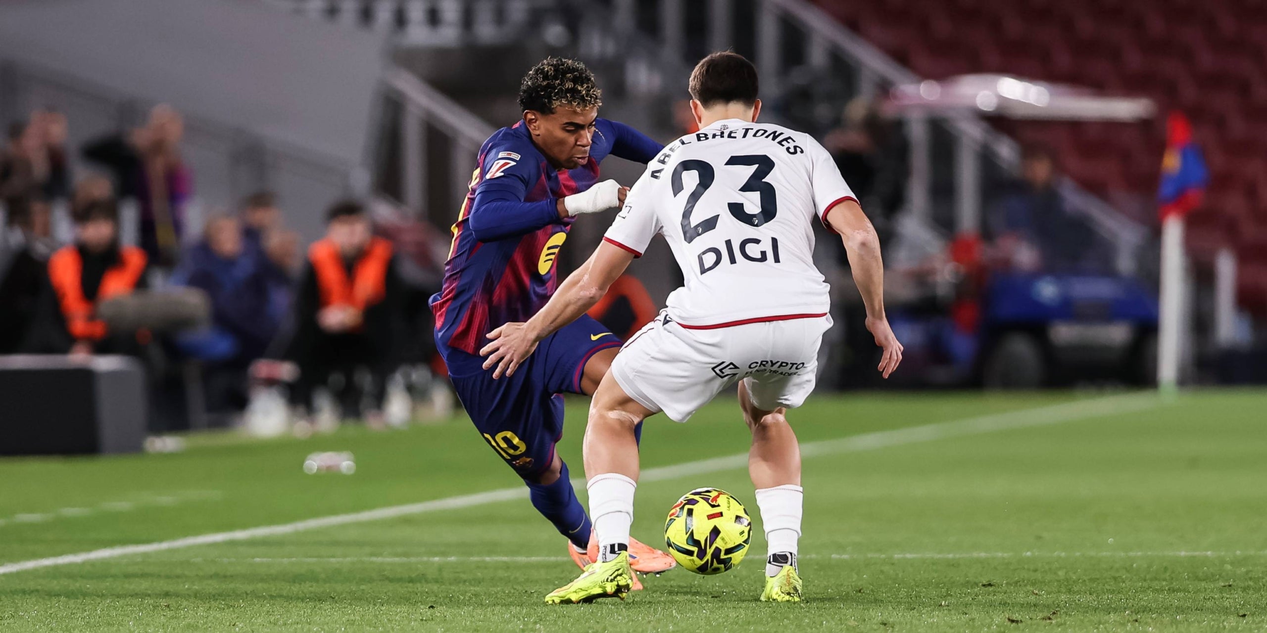 Lamine Yamal, durant el Barça-Osasuna | Europa Press