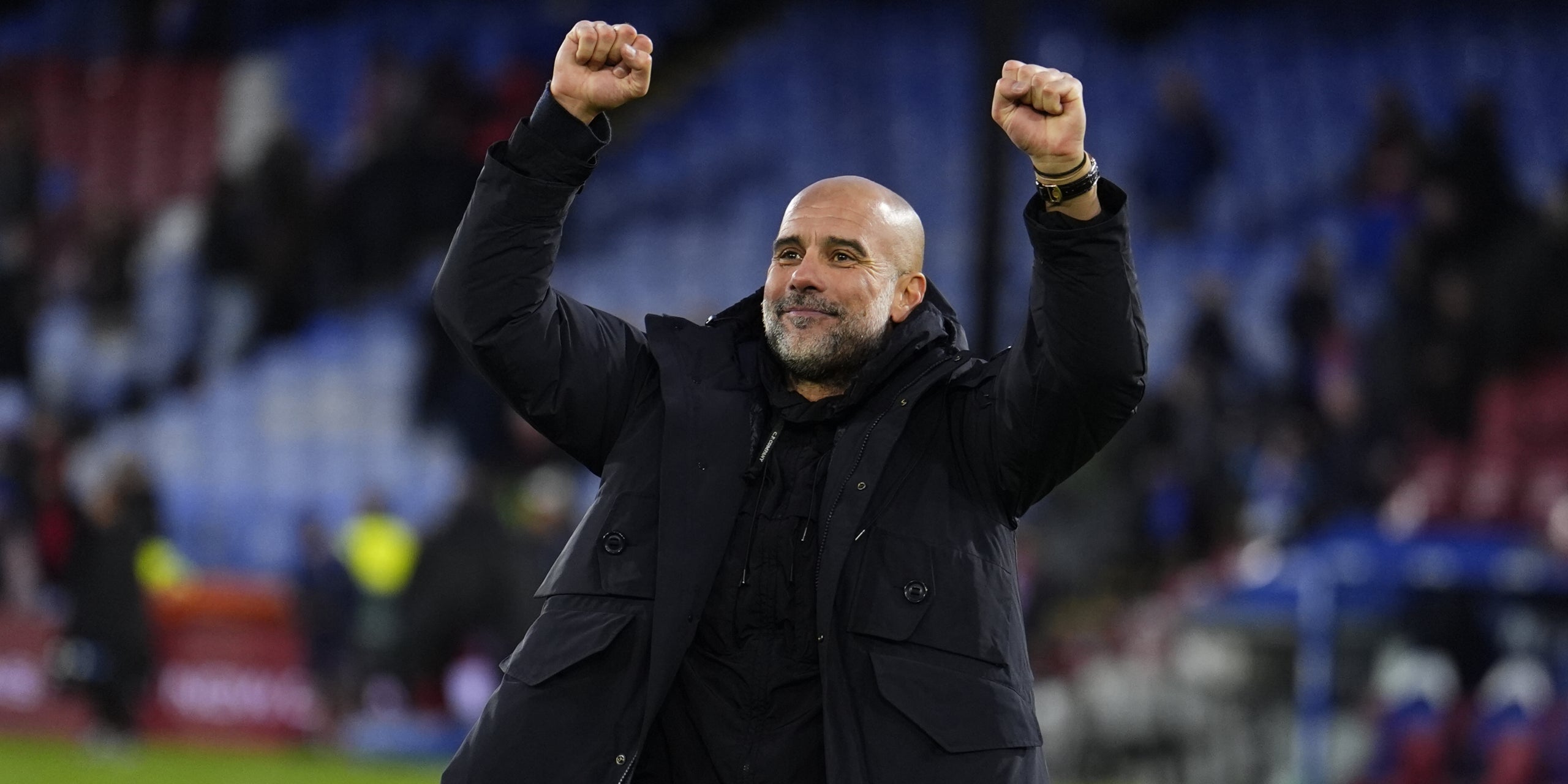 Pep Guardiola, celebrant una victòria amb el Manchester City | Europa Press